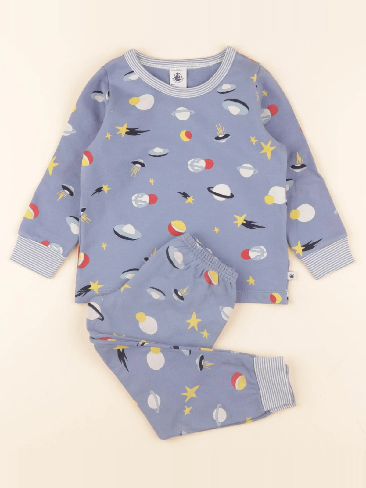 Pyjama coton bleu