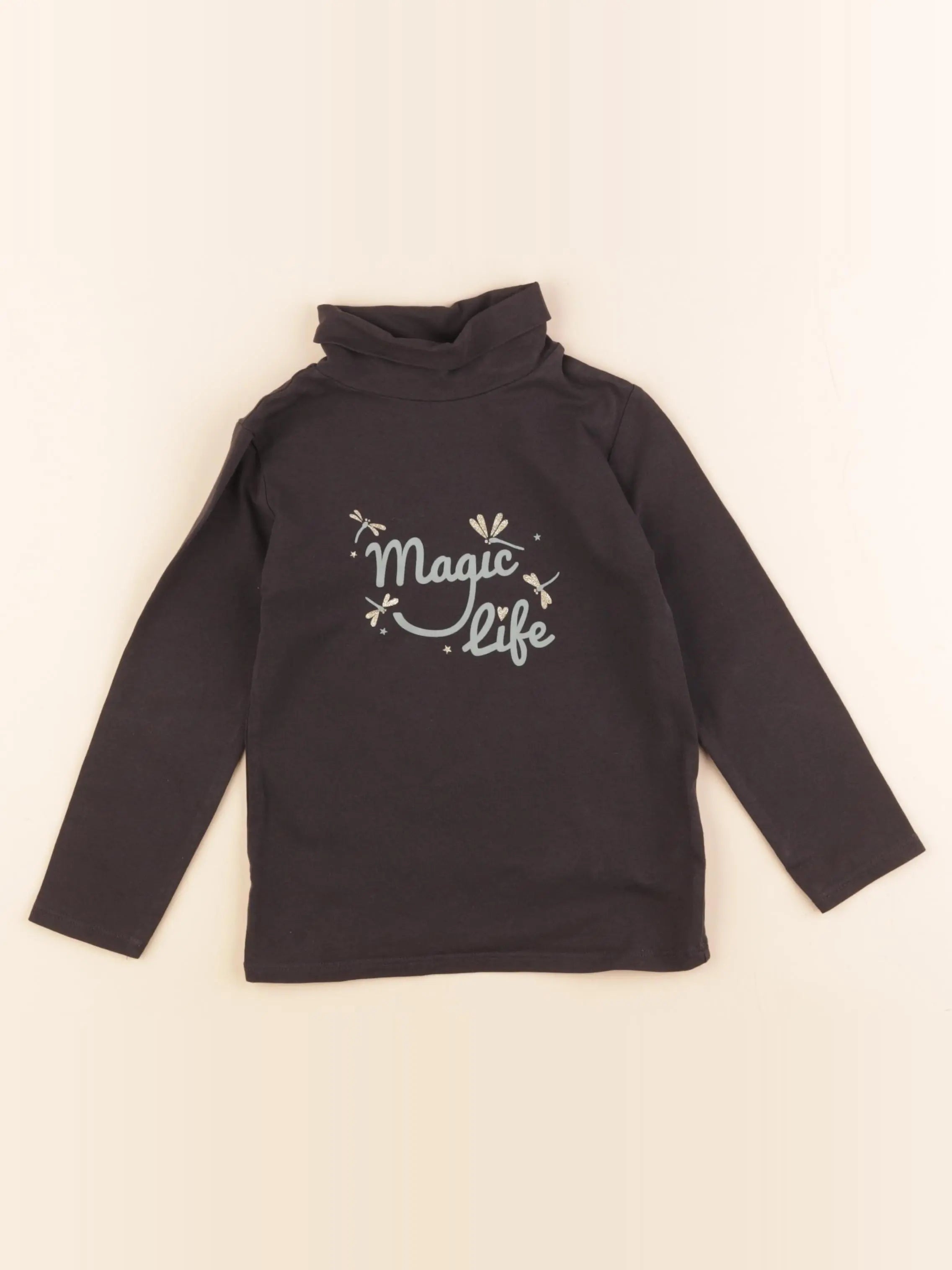 Vertbaudet - sous-pull gris - 4 ans