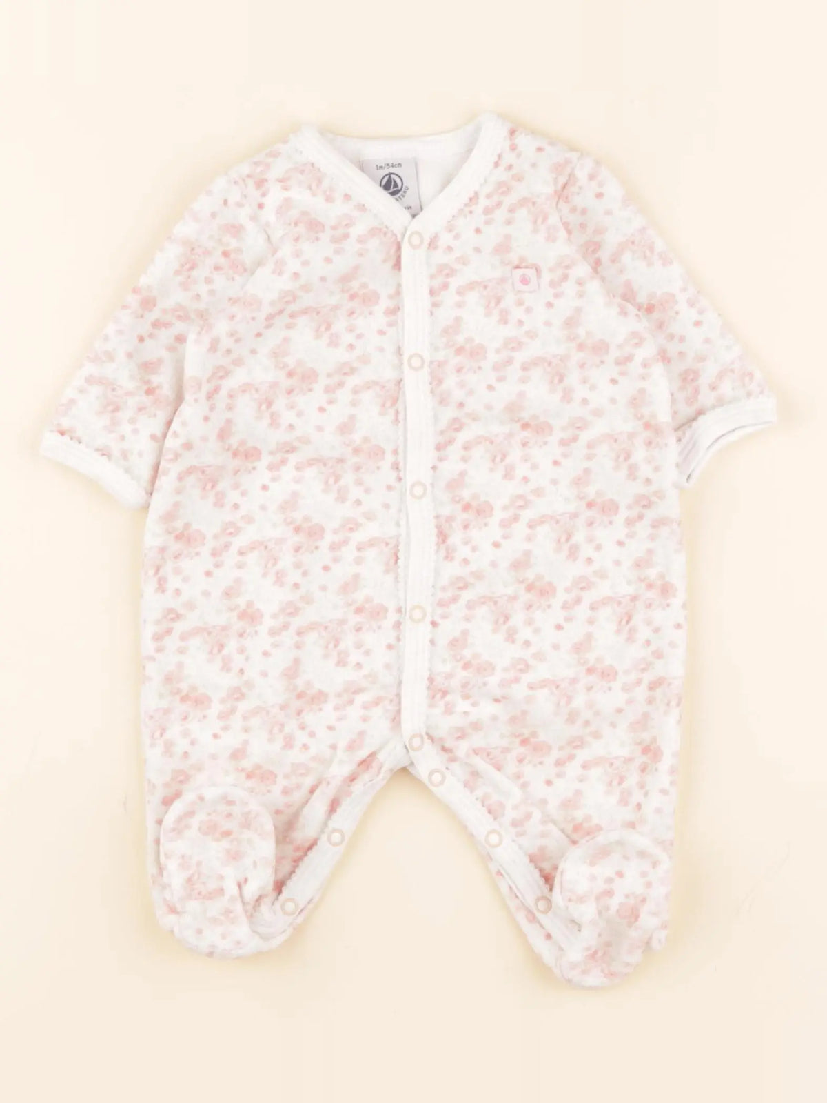 Pyjama velours blanc