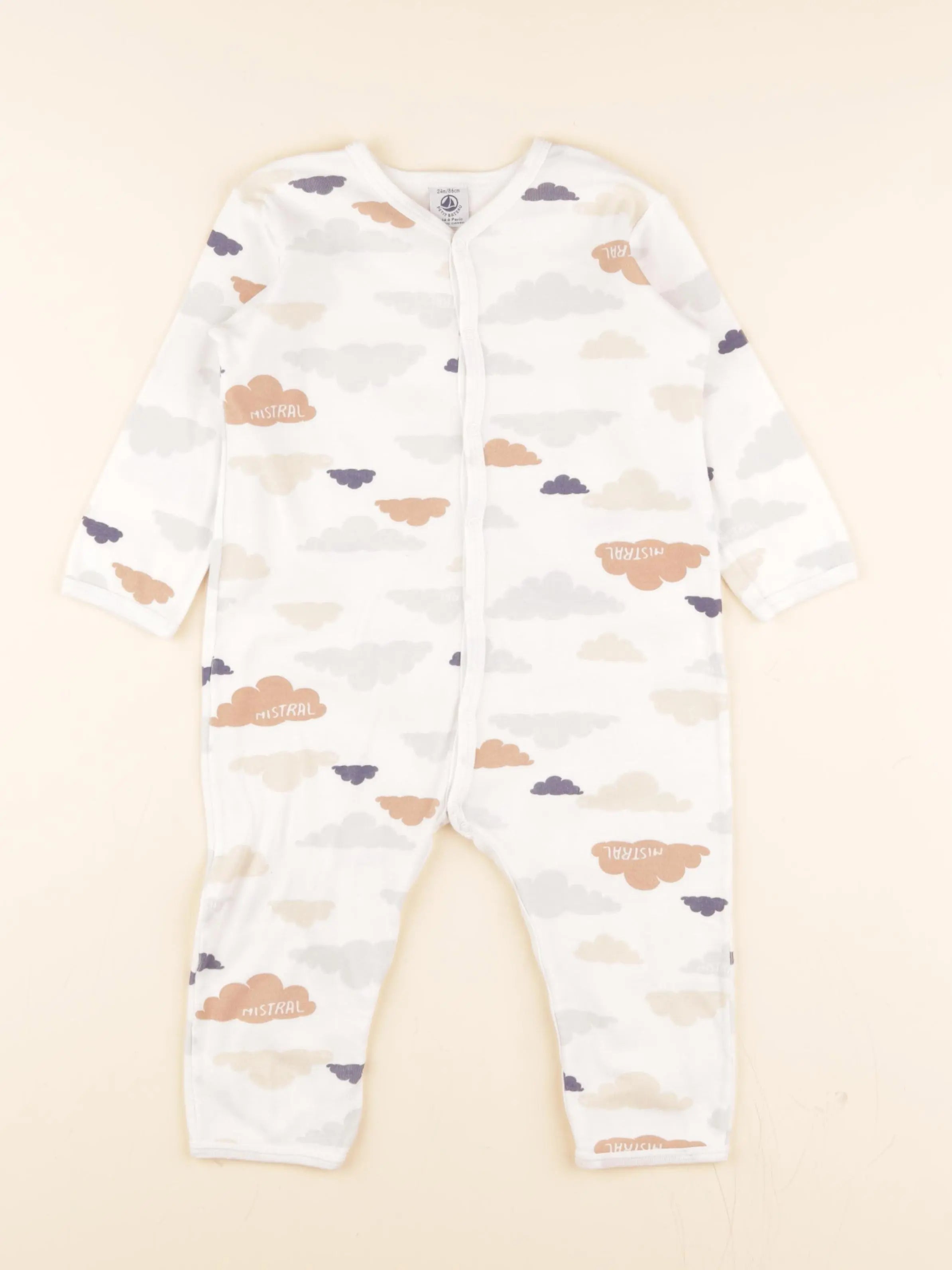Pyjama coton blanc