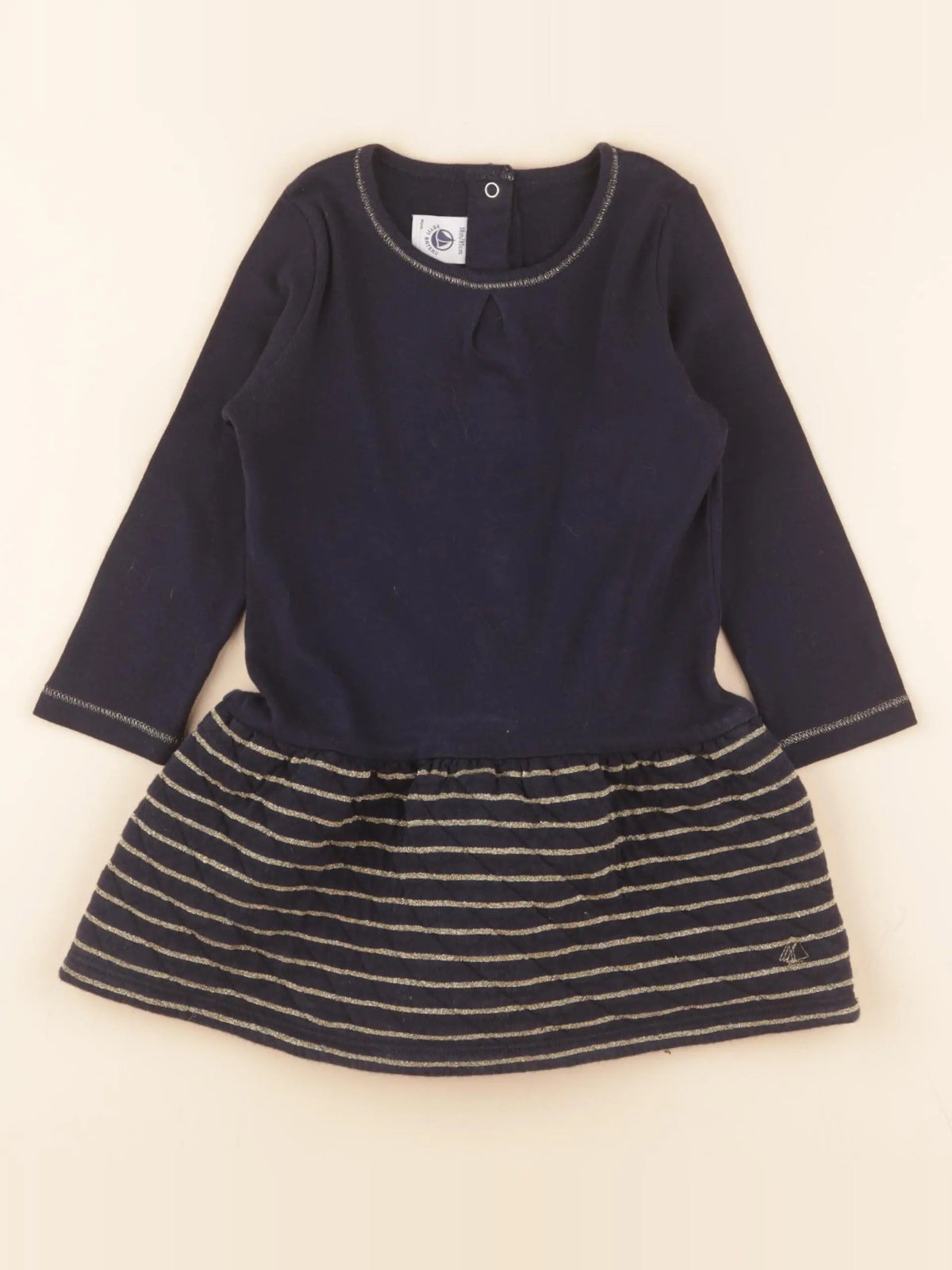Robe bleu, or