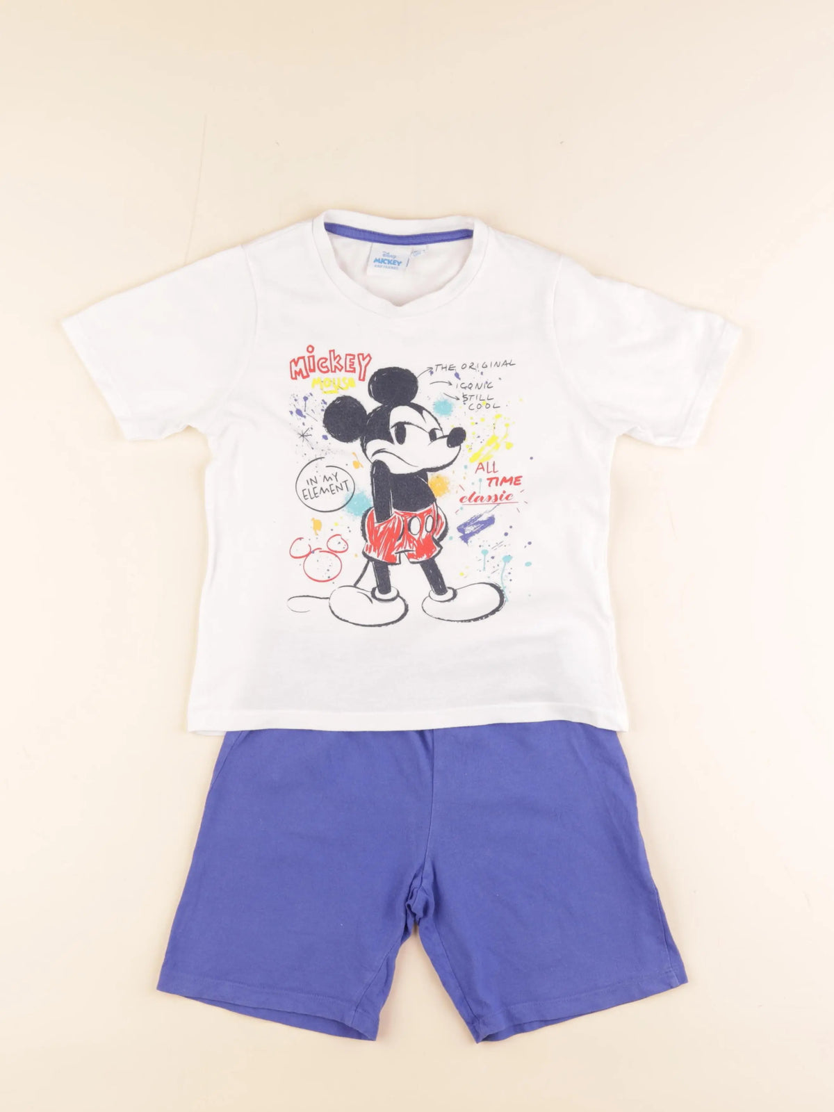Vertbaudet - pyjama coton blanc - 6 ans