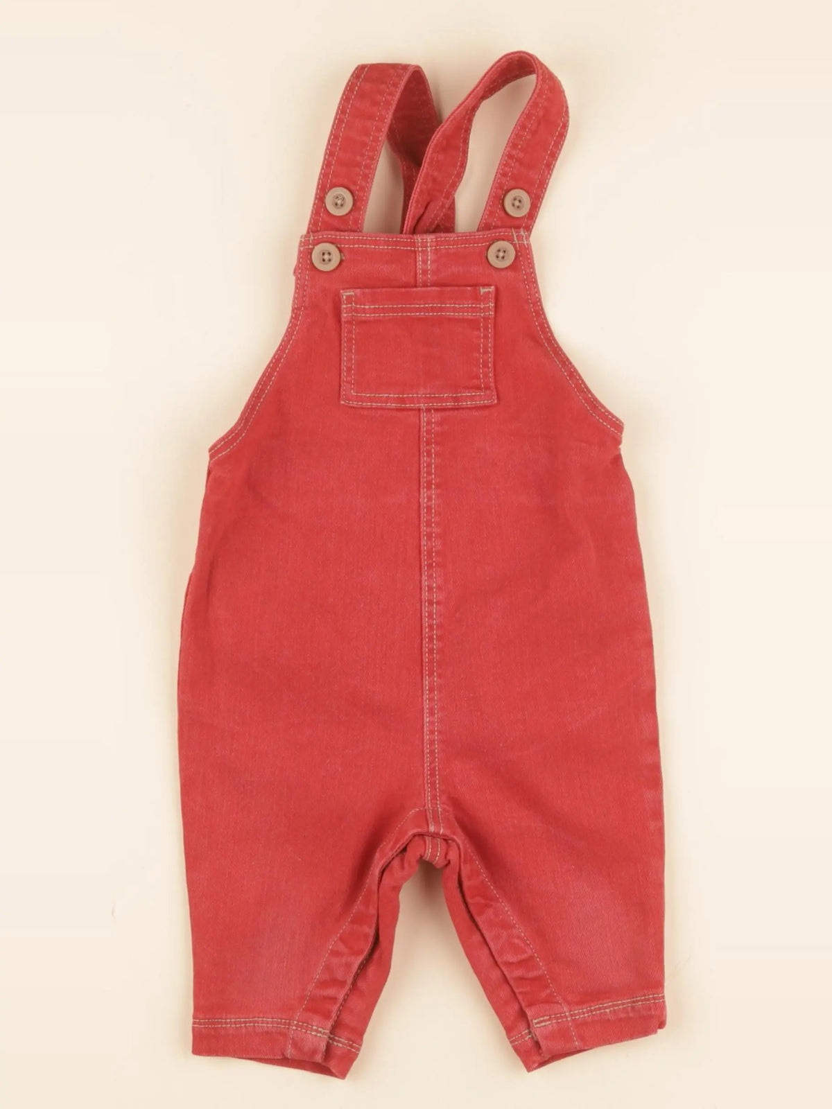 Salopette rouge