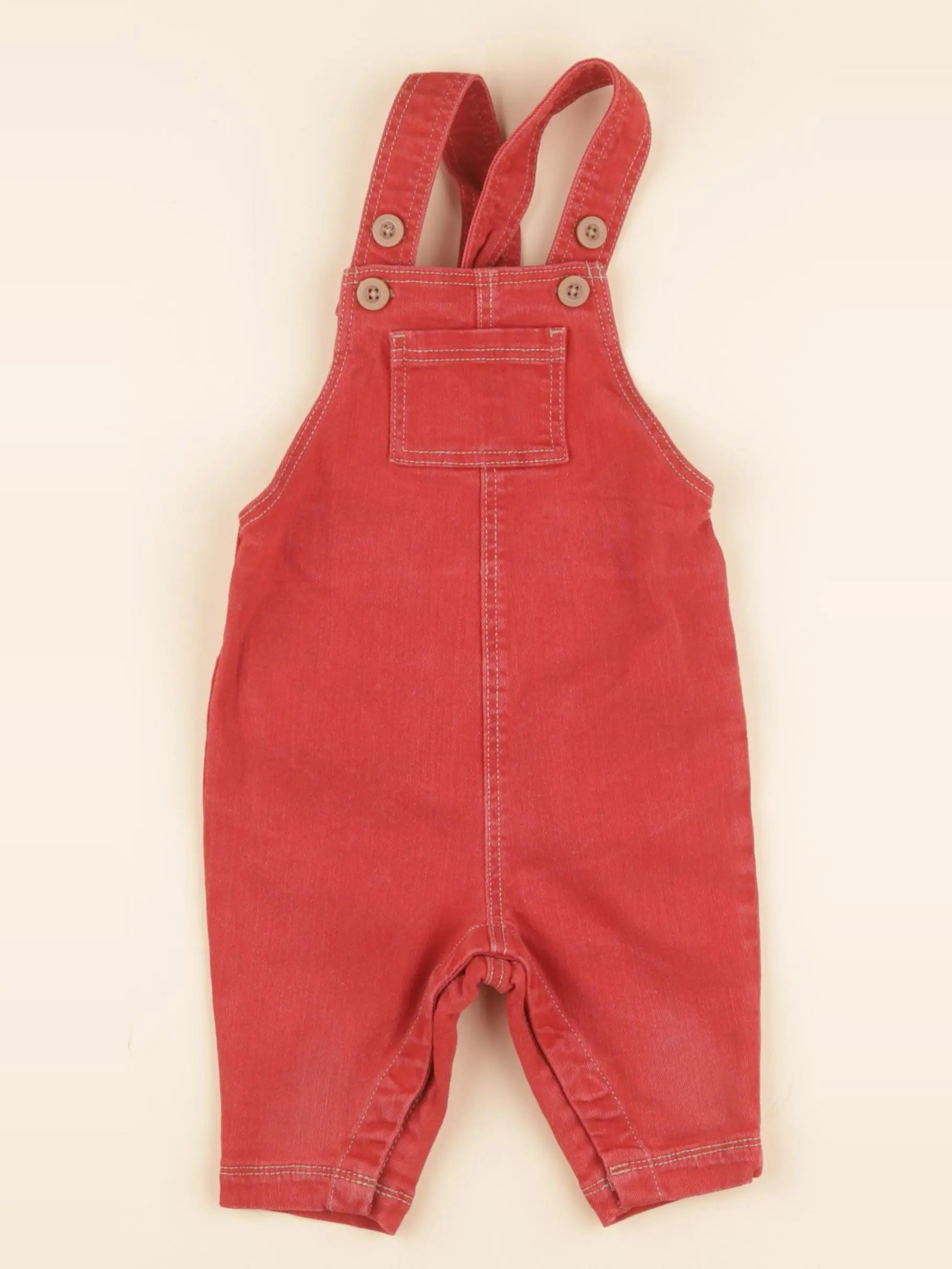 Salopette rouge