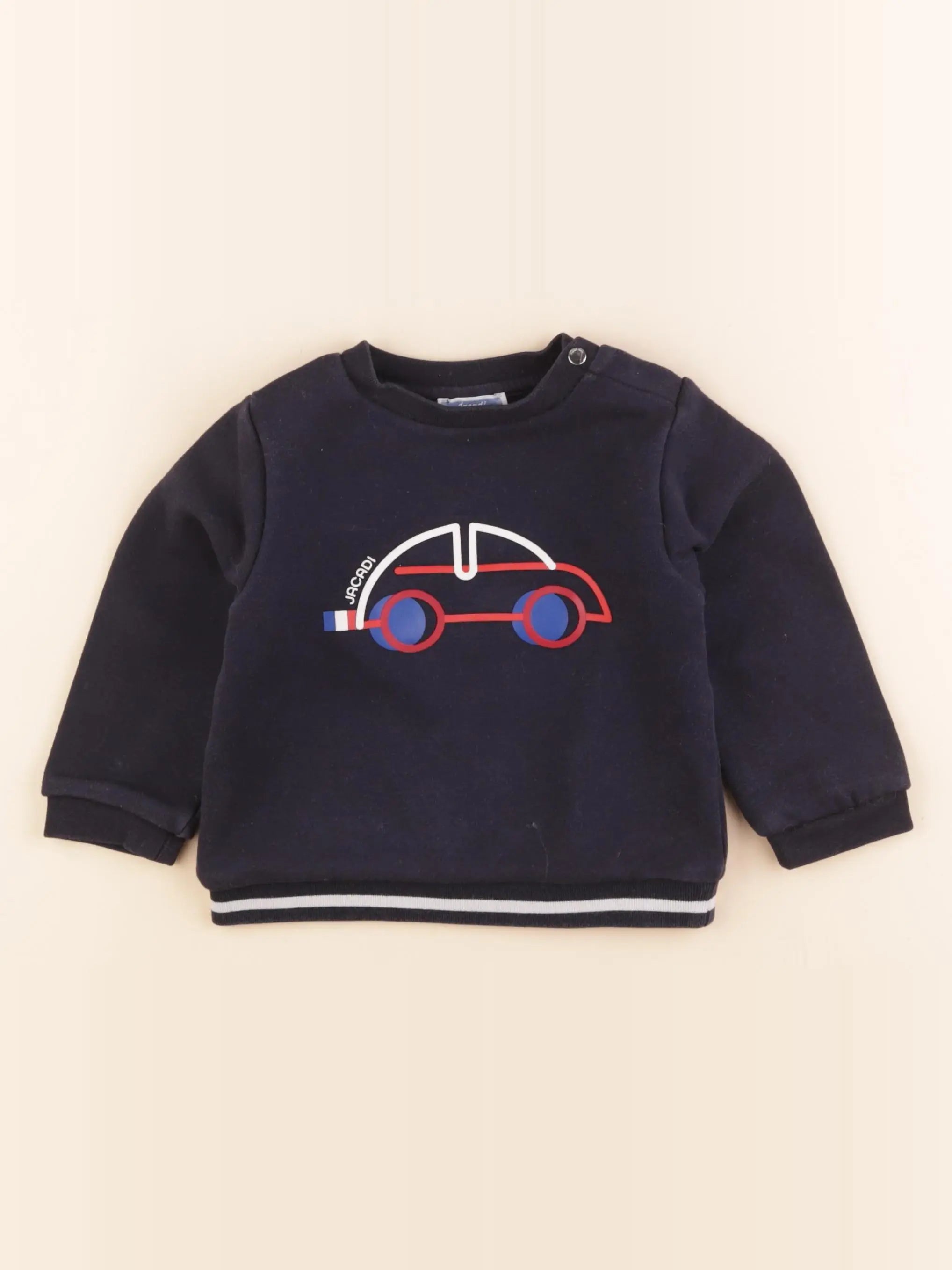 Jacadi - sweat bleu - 24 mois