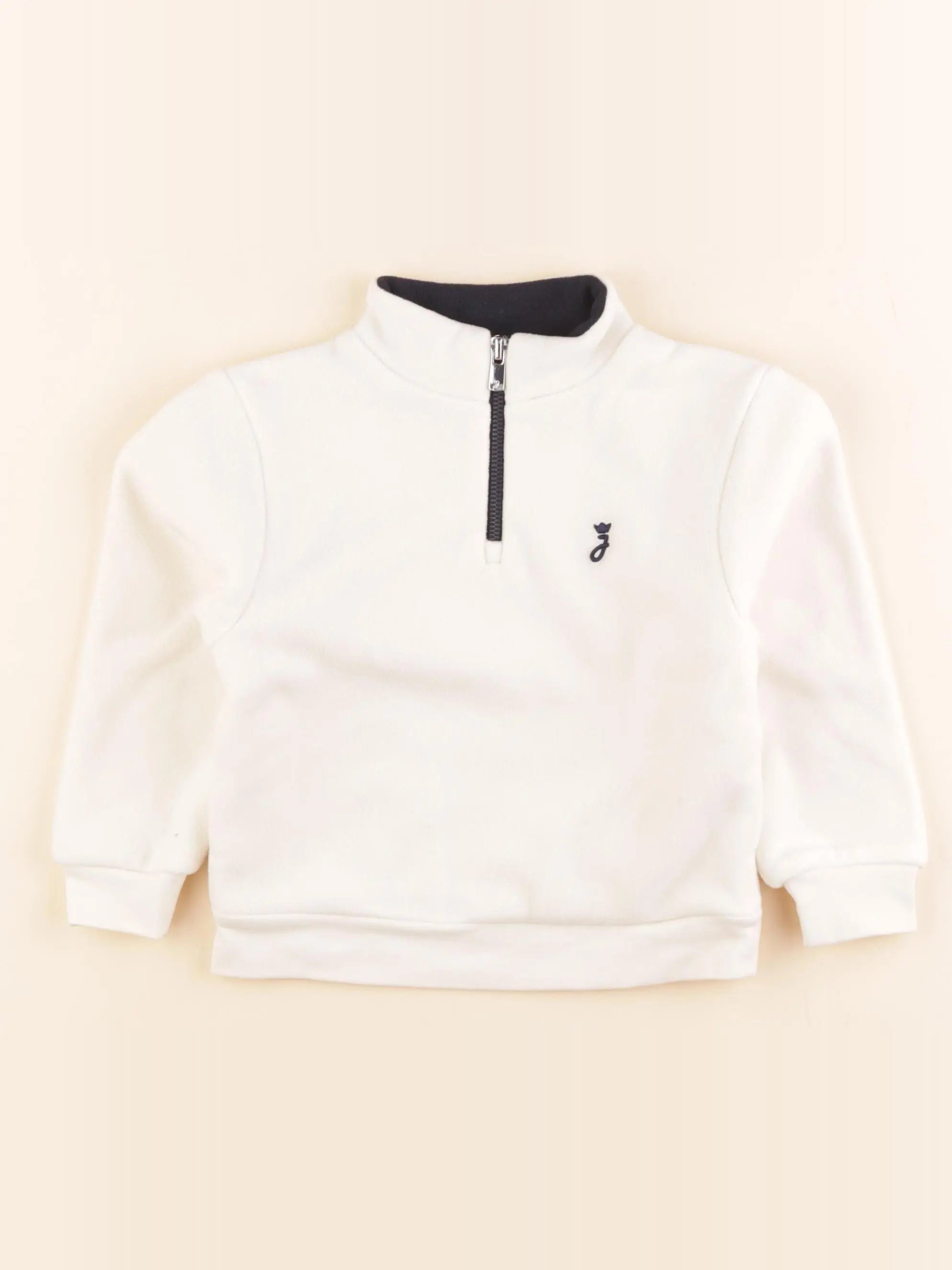 Jacadi - polaire blanc - 3 ans