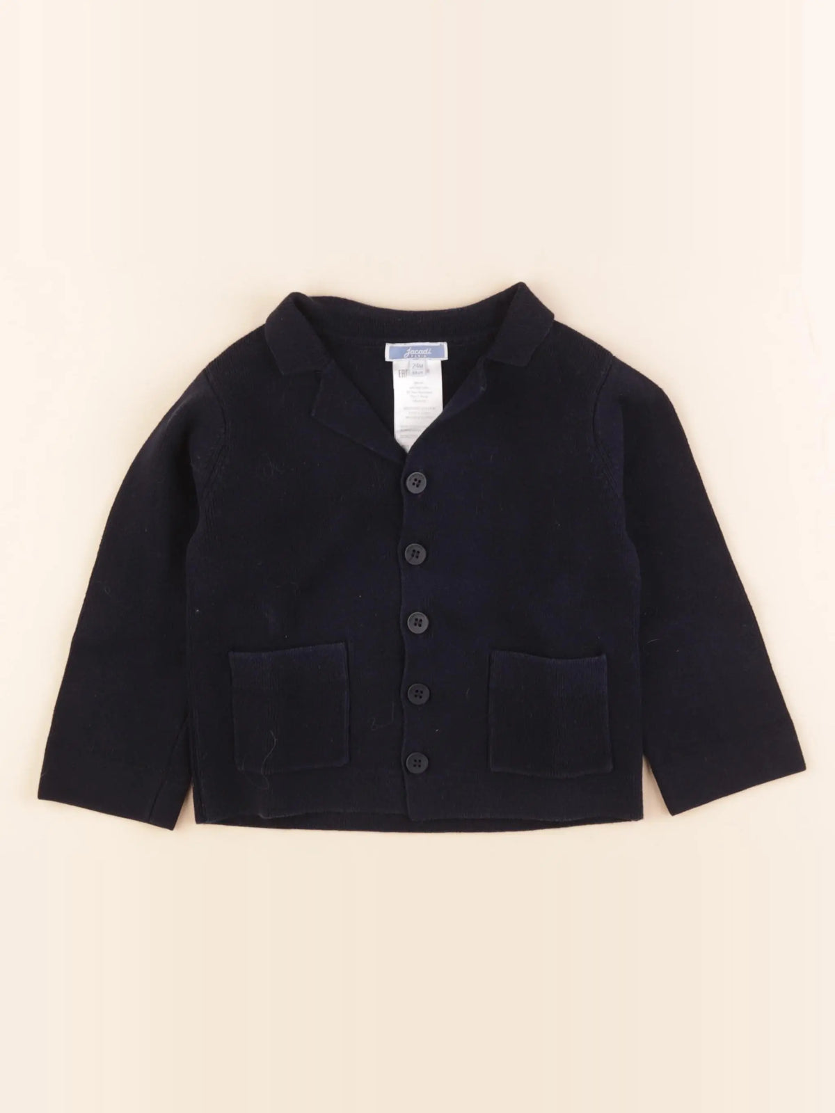 Jacadi - gilet bleu - 24 mois