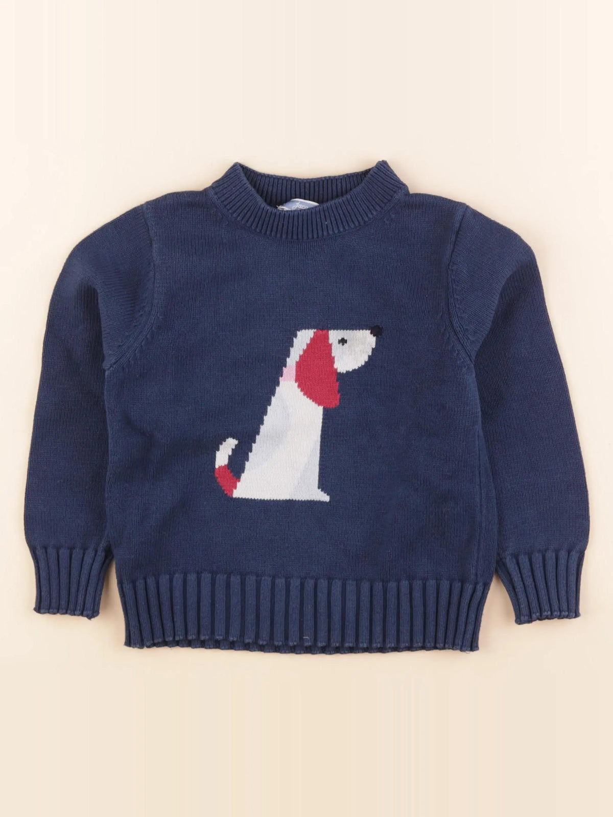 Jacadi - pull bleu - 4 ans