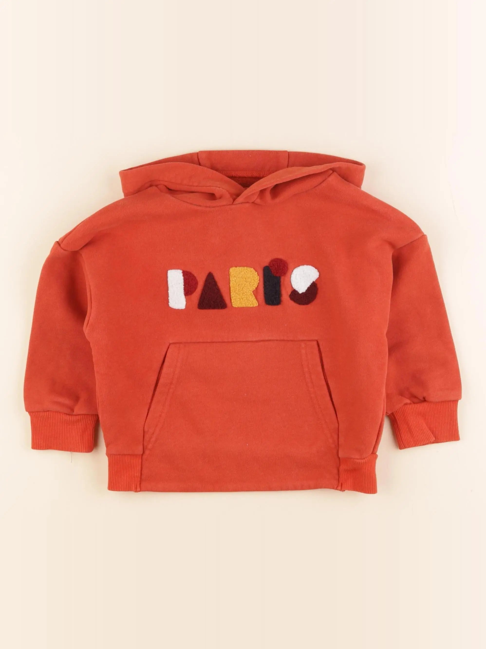 Jacadi - sweat orange - 24 mois