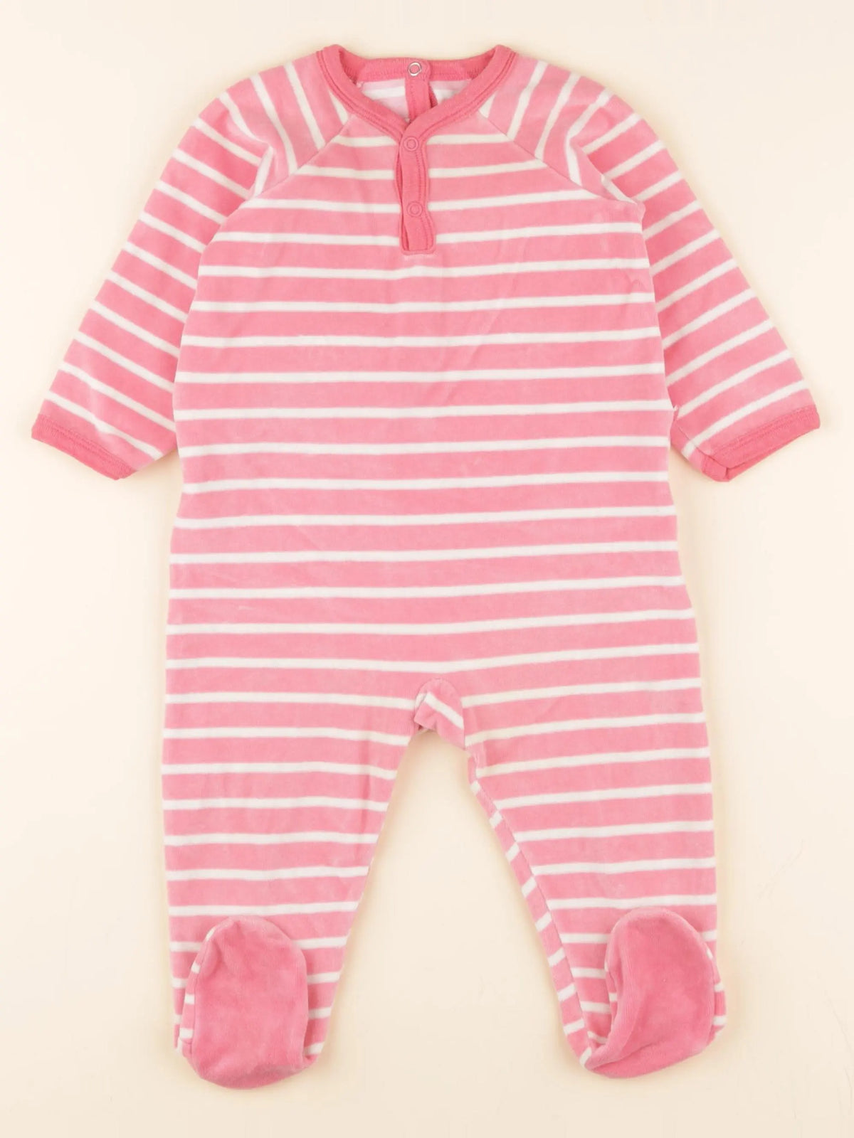 Pyjama velours rose