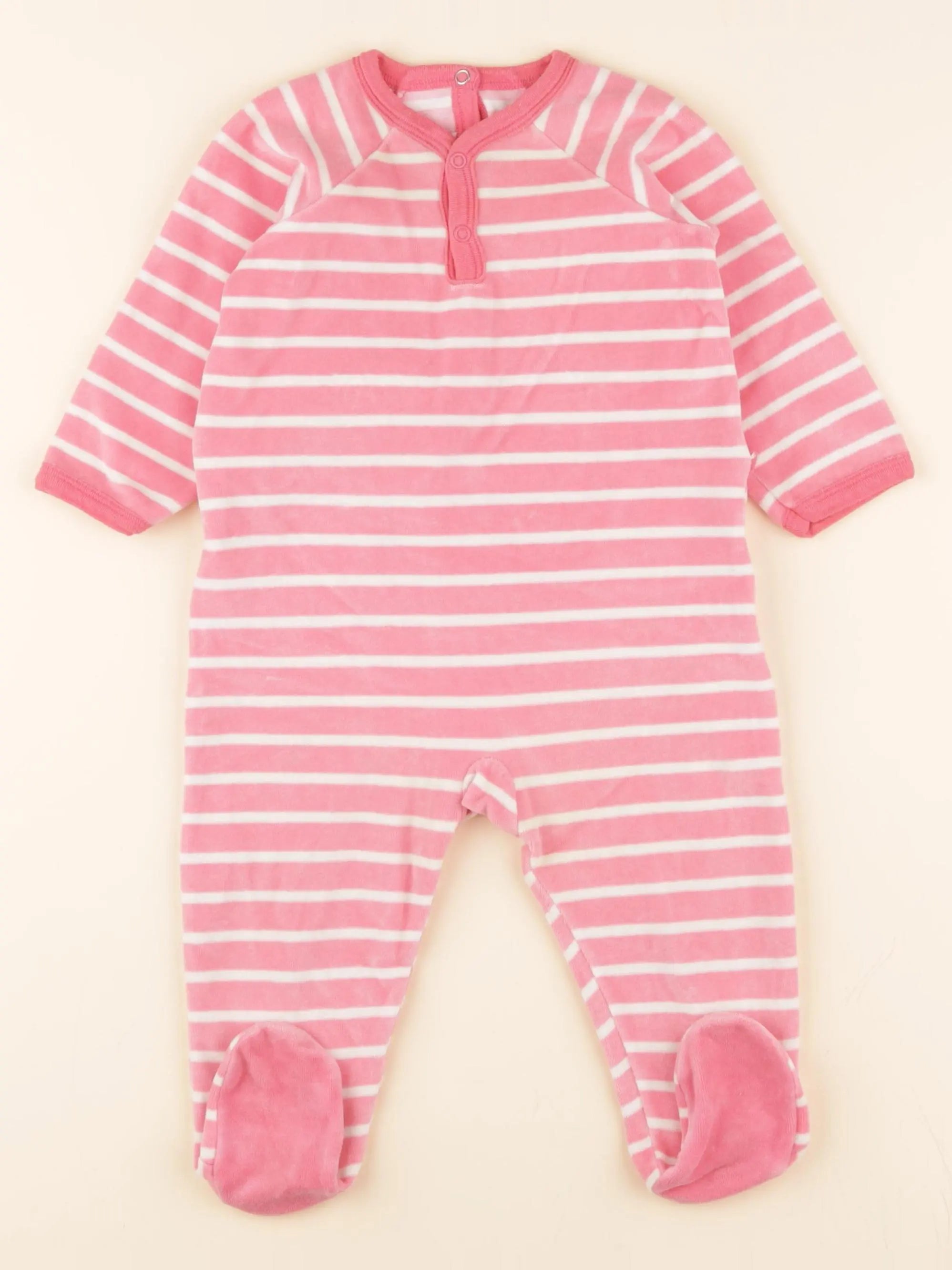 Pyjama velours rose