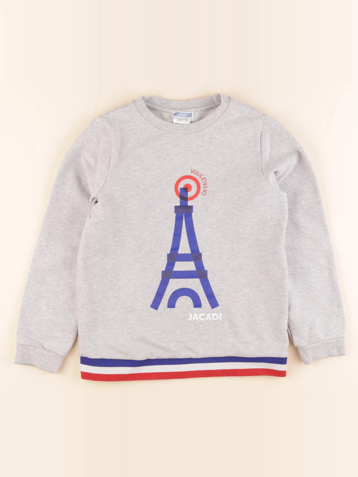 Jacadi - sweat gris - 10 ans
