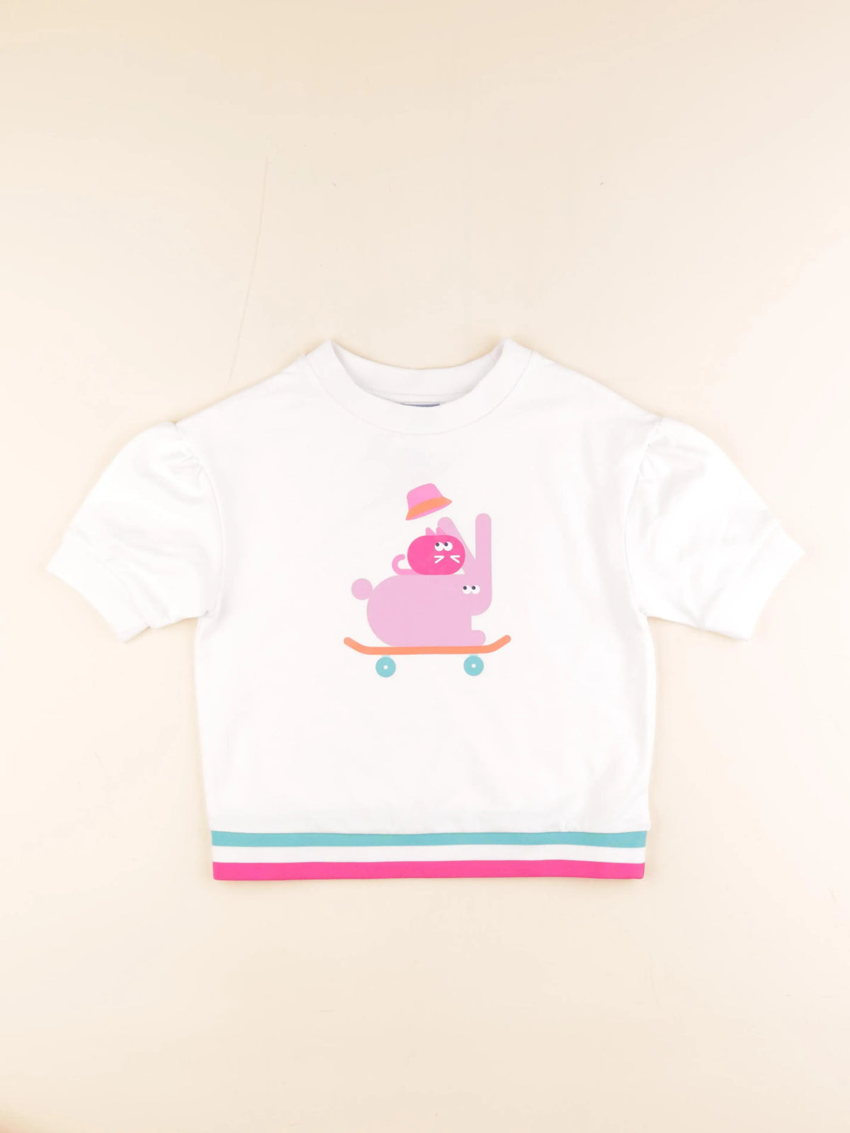 Jacadi - sweat blanc - 10 ans