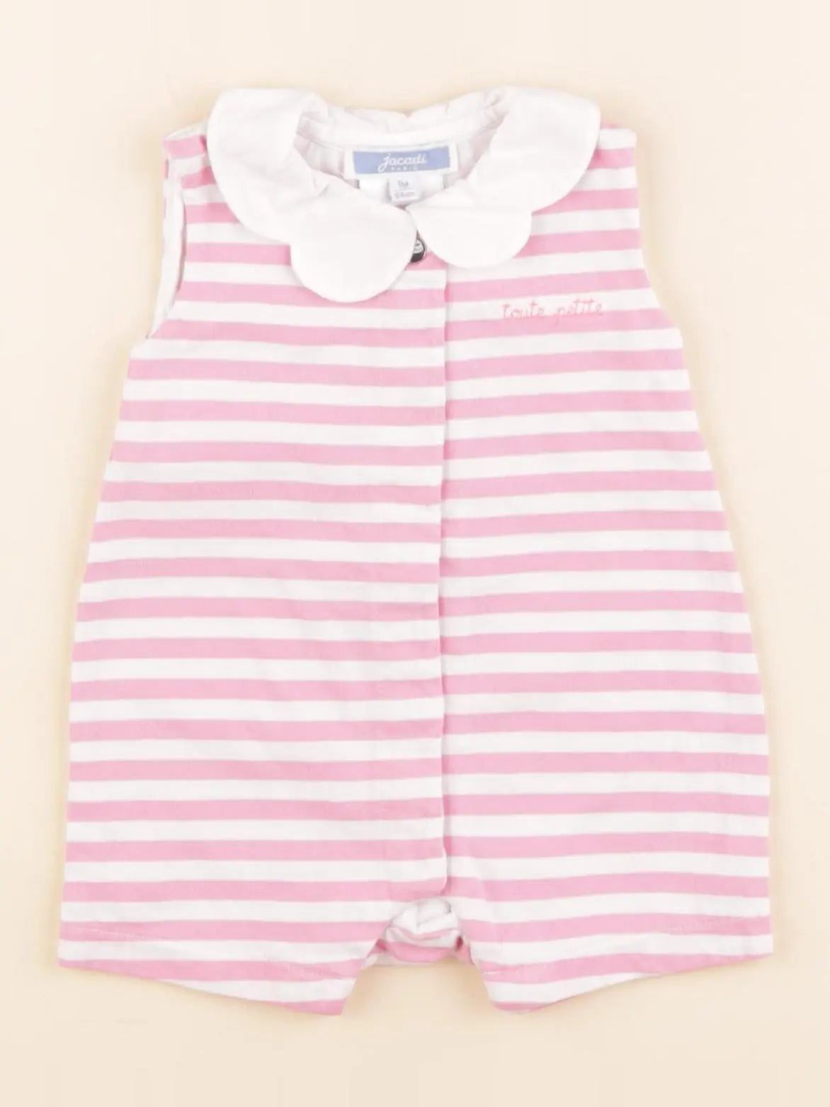 Jacadi - combinaison rose - 1 mois