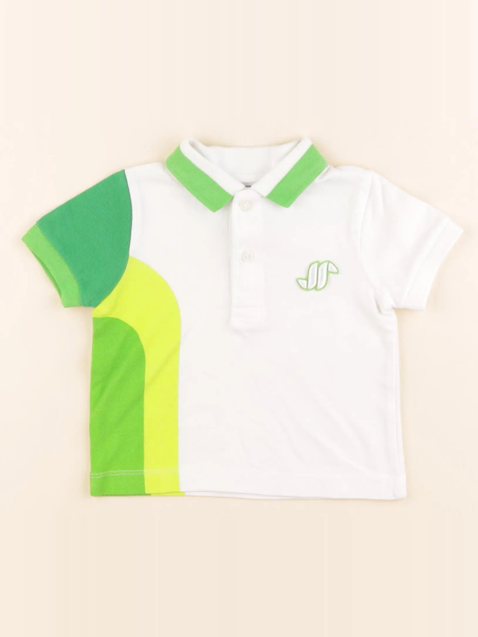 Jacadi - polo blanc - 12 mois
