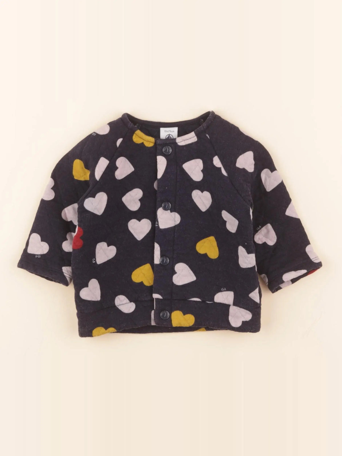 Sweat bleu, multicolore