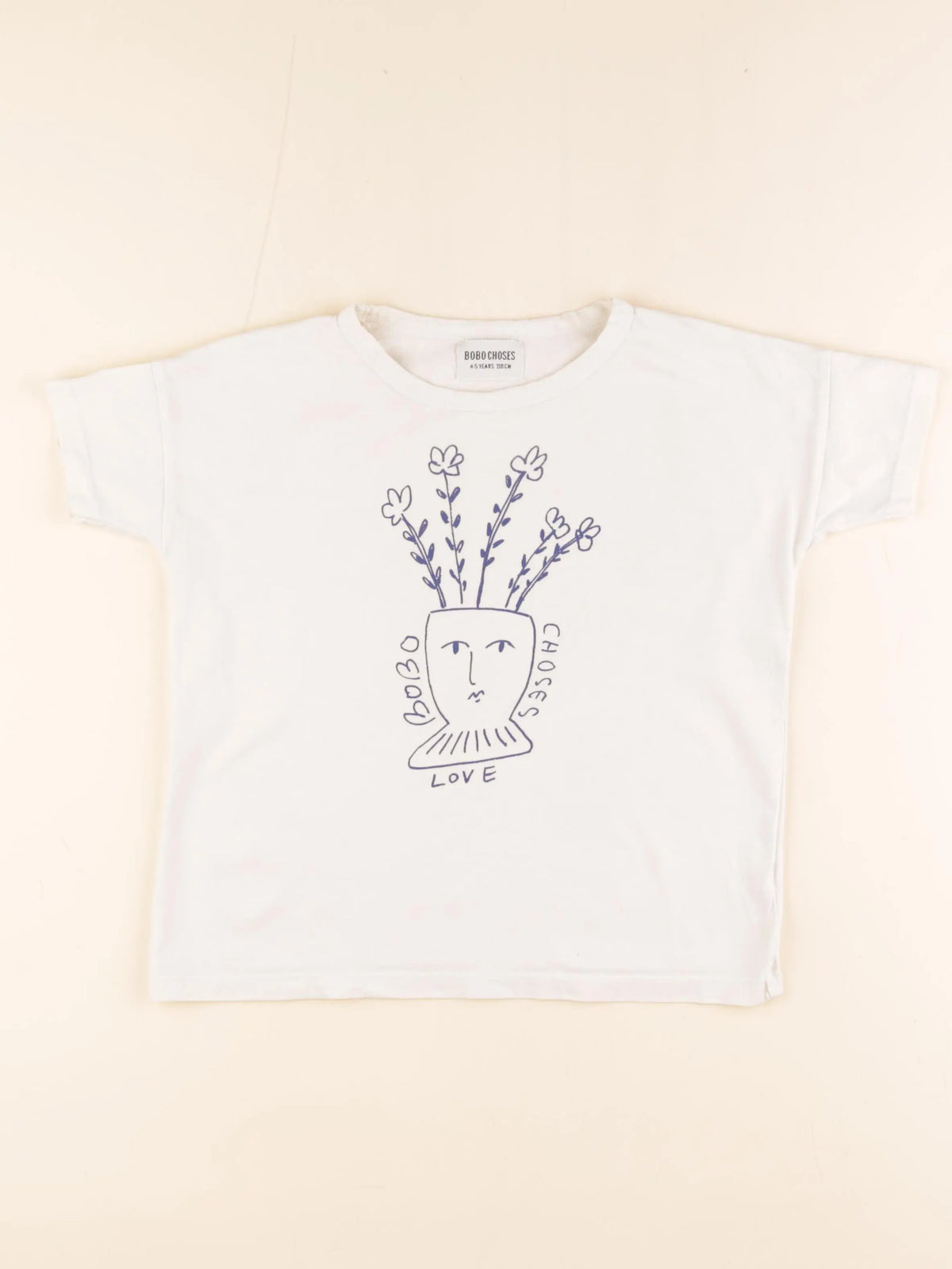 Bobo Choses - tee-shirt blanc - 4/5 ans