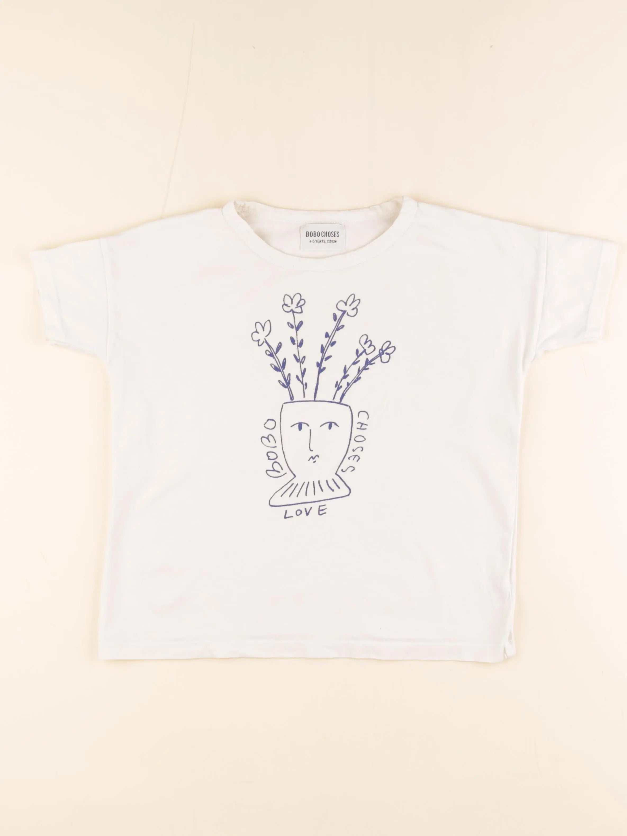 Bobo Choses - tee-shirt blanc - 4/5 ans