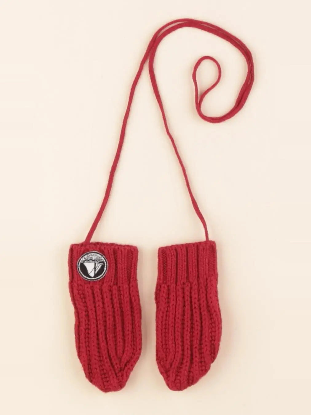 Petit Bateau - moufles rouge - 0/18 mois