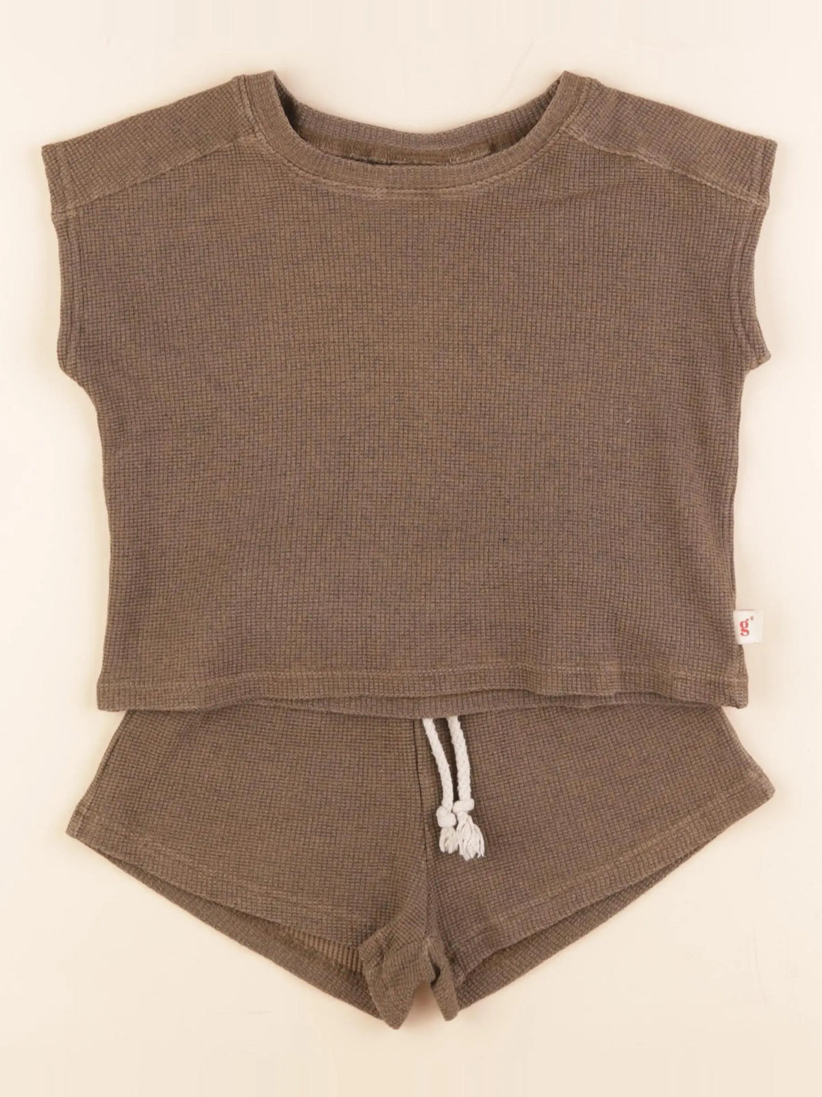 Gamin gamine - ensemble vert - 2 ans