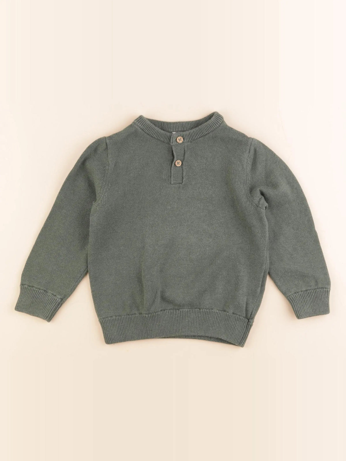 Vertbaudet - pull vert - 4 ans