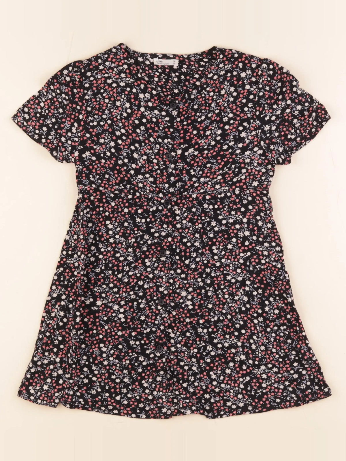 Little Cigogne - robe noir - 5 ans