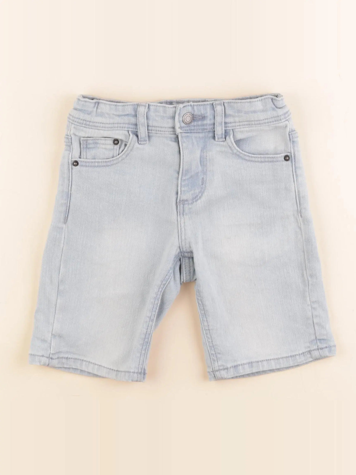 Little Cigogne - short bleu - 6 ans