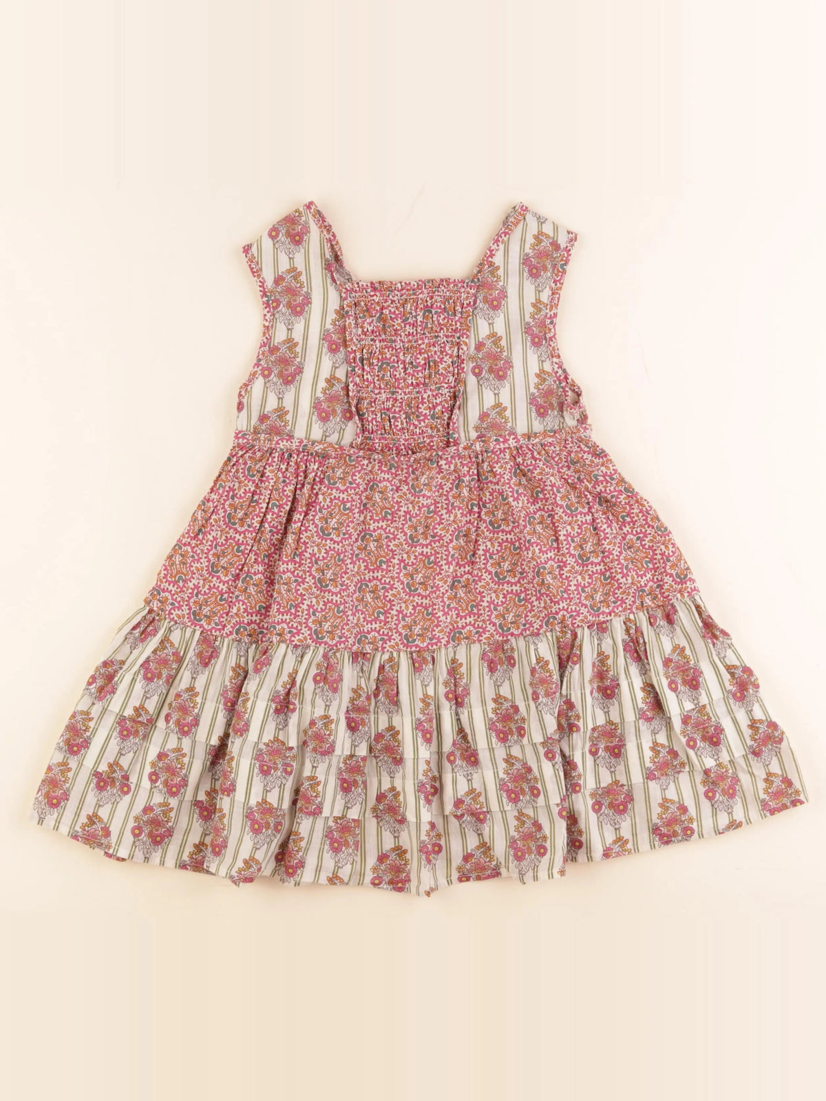 Monoprix - robe multicolore - 3 ans