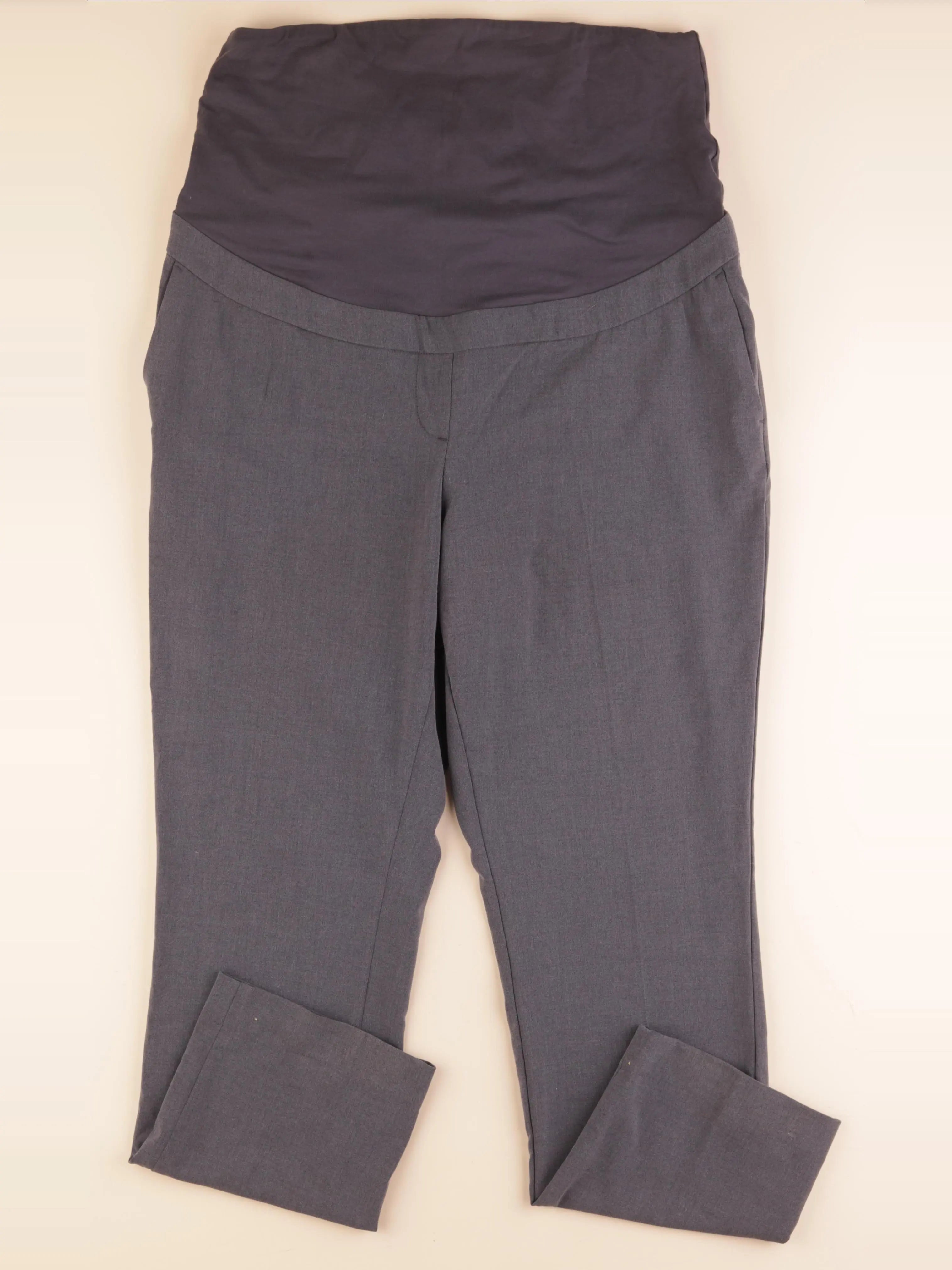 H&M - pantalon grossesse gris - l