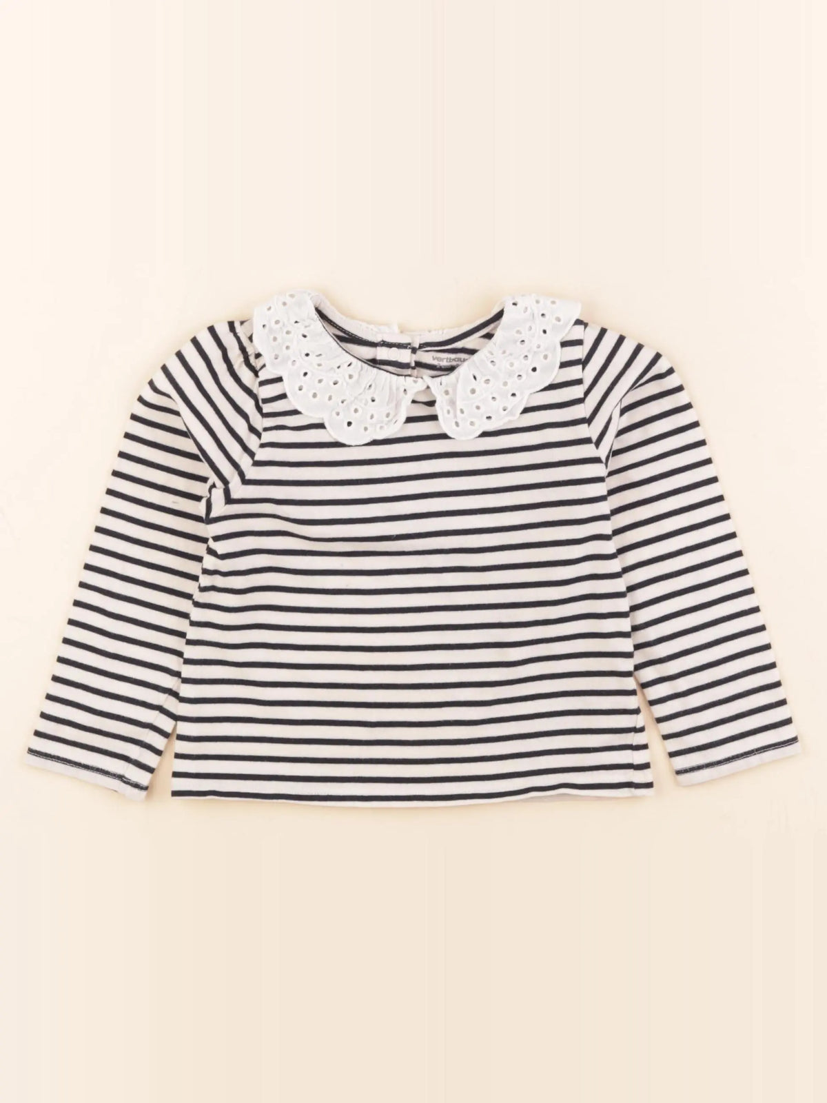 Vertbaudet - tee-shirt bleu - 2 ans