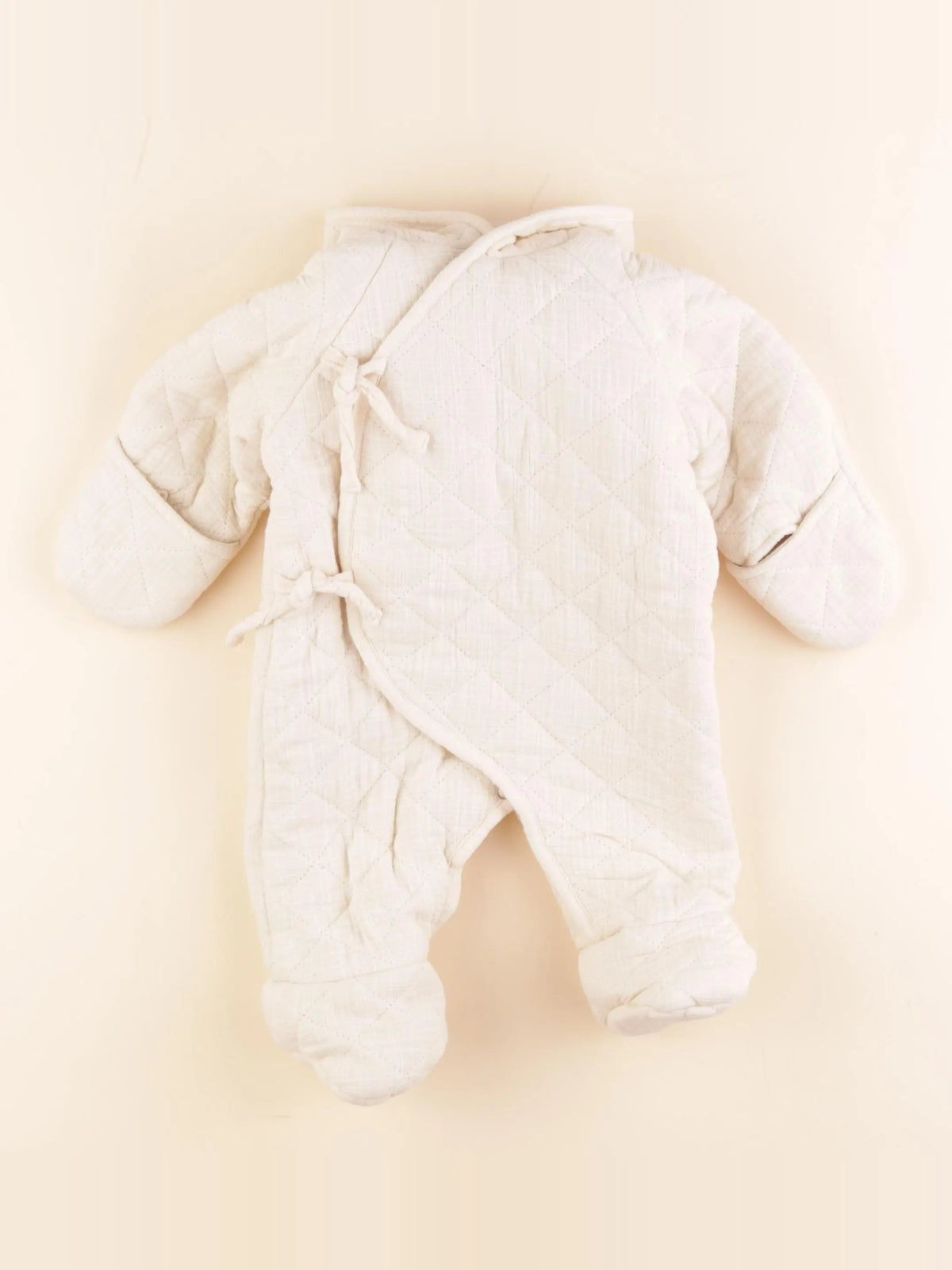 Vertbaudet - combi-pilote beige - 3 mois