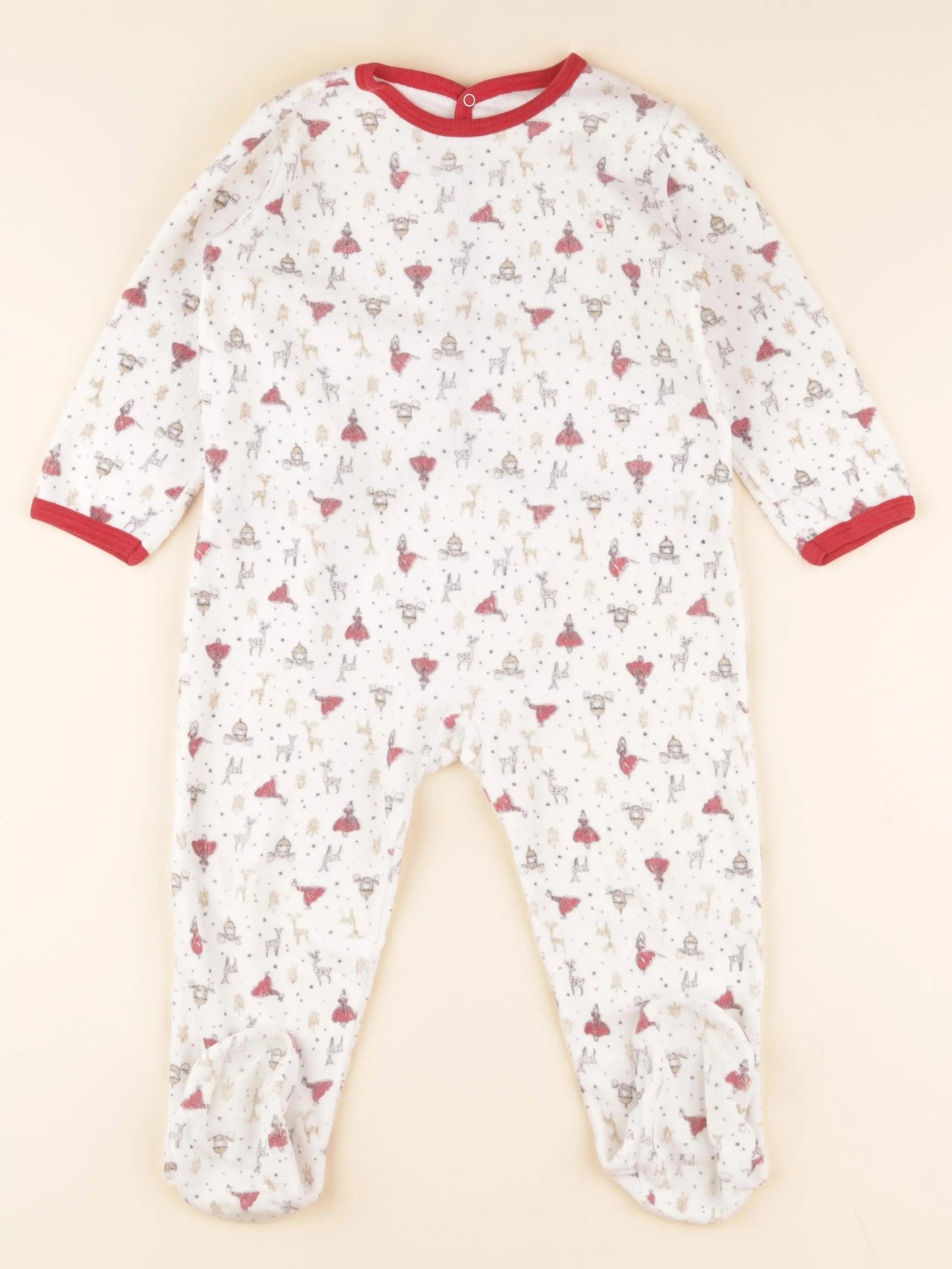 Pyjama velours blanc