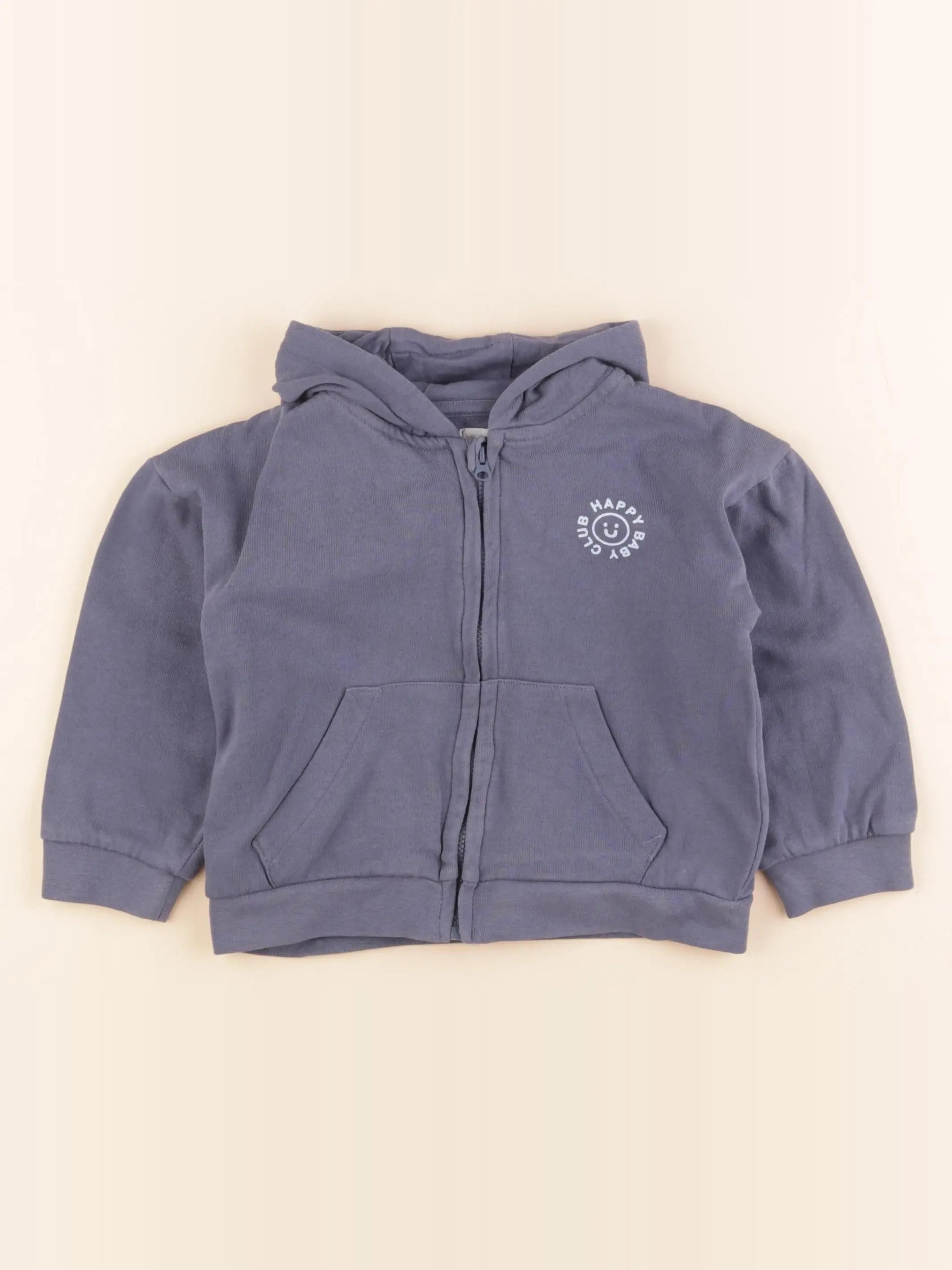Vertbaudet - sweat bleu - 36 mois