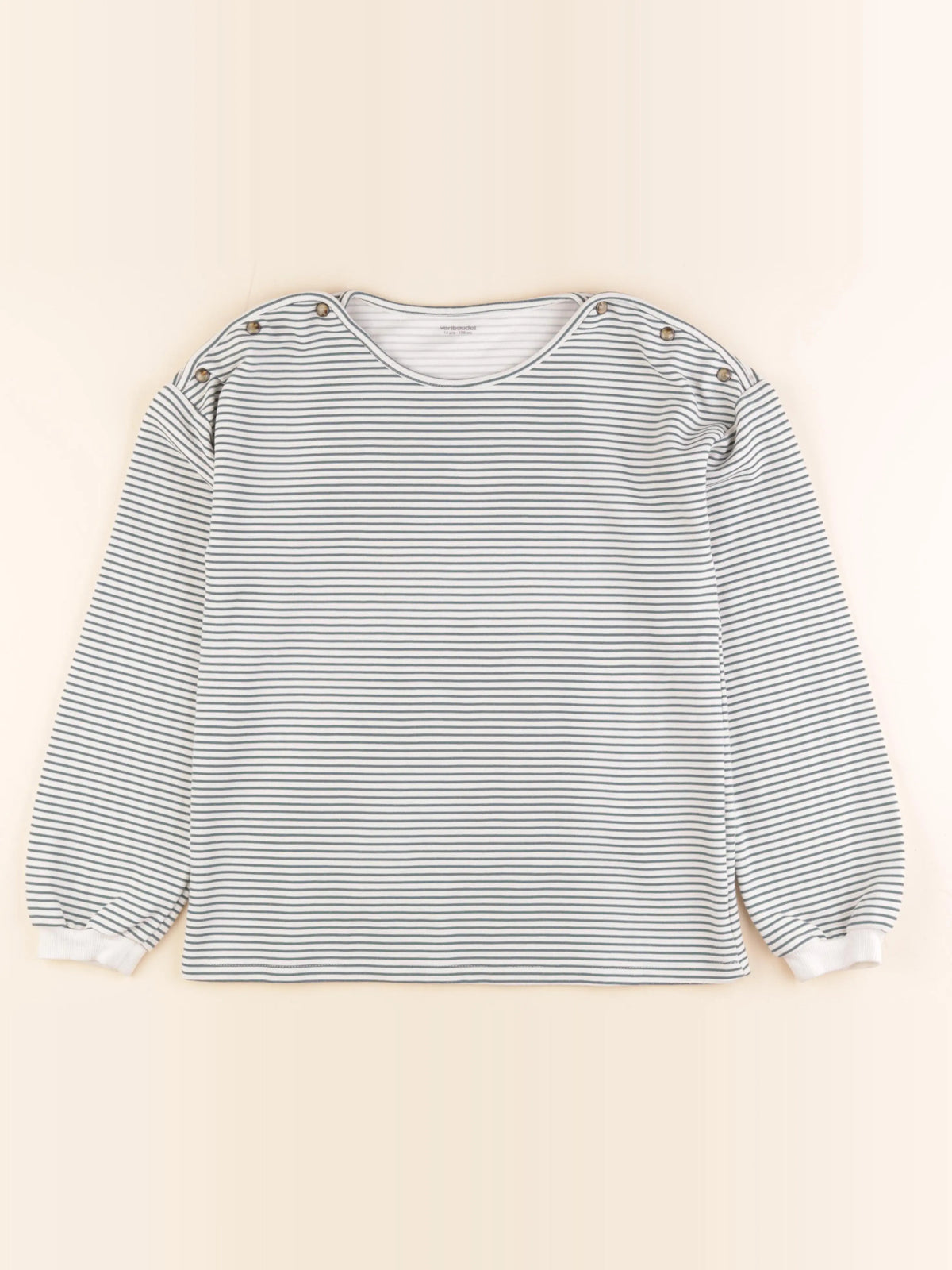 Vertbaudet - sweat vert - 14 ans