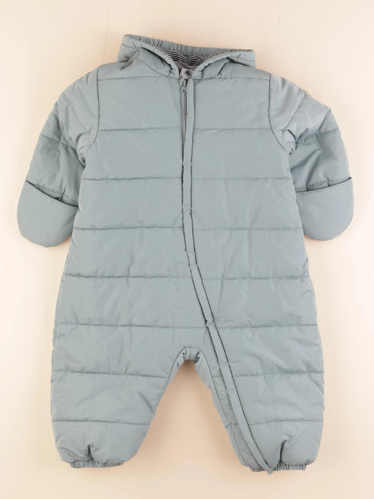 Petit Bateau - combi-pilote vert - 24 mois