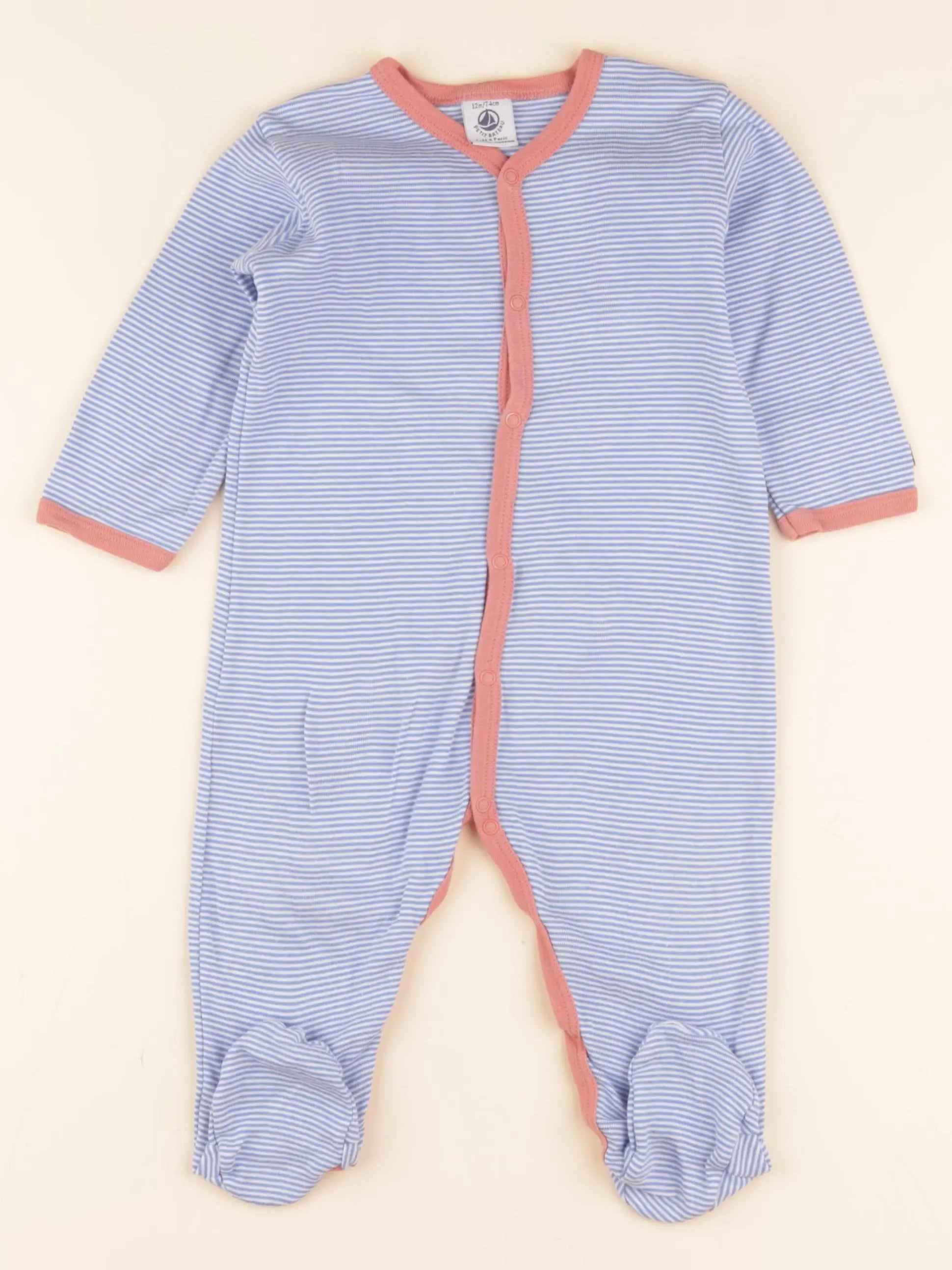 Pyjama coton bleu