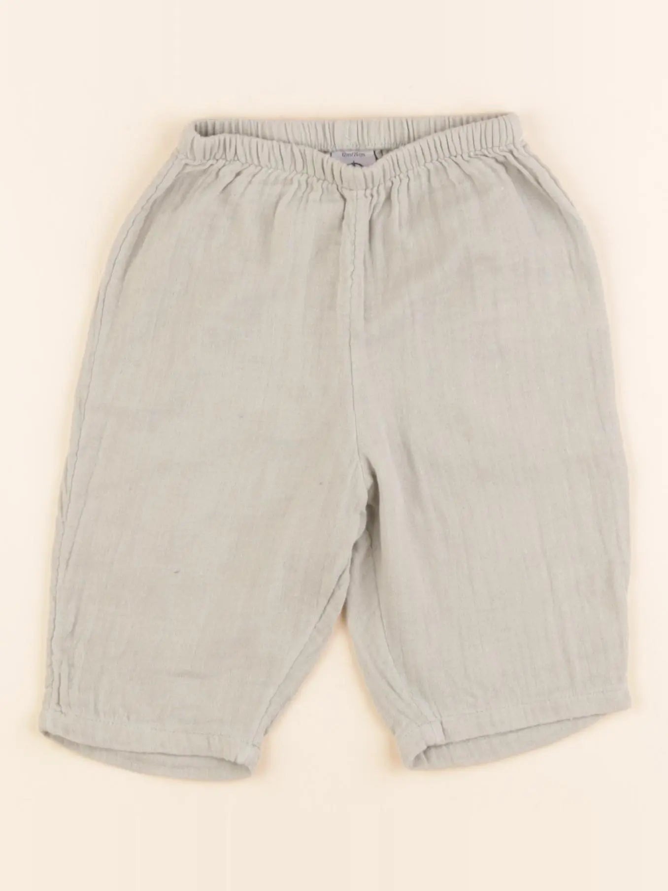 Petit Bateau - pantalon vert - 12 mois