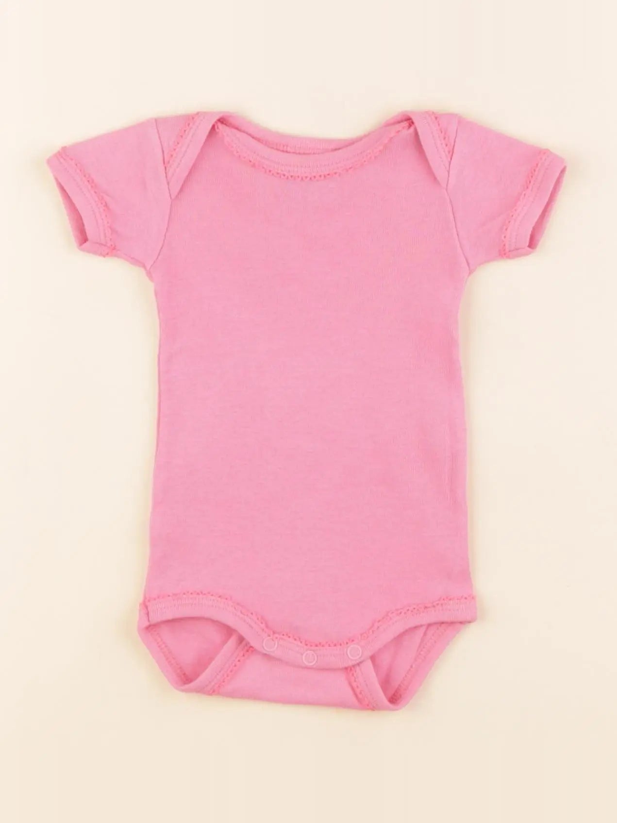 Petit Bateau - body rose - 1 mois