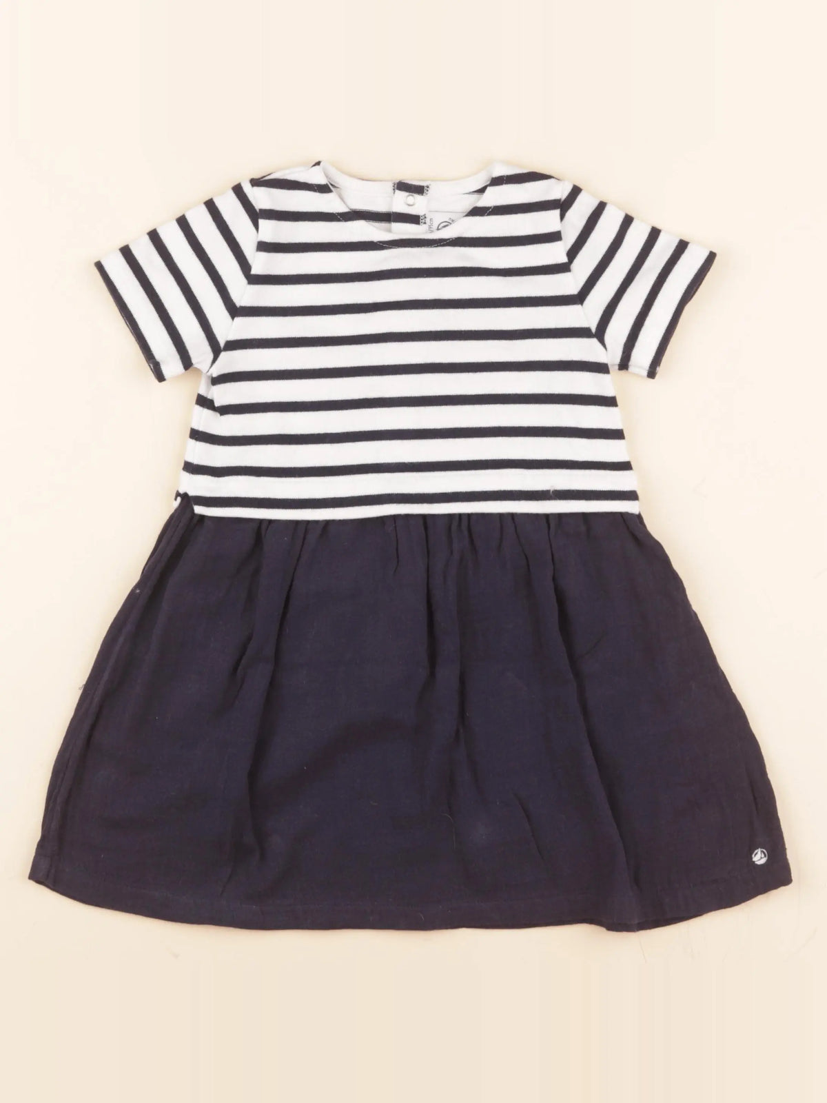 Robe blanc, bleu