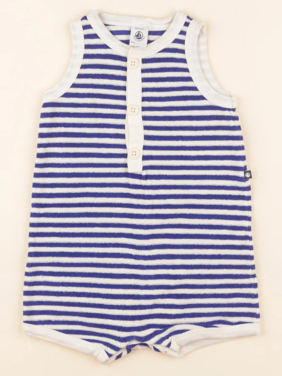 Combinaison bleu, blanc