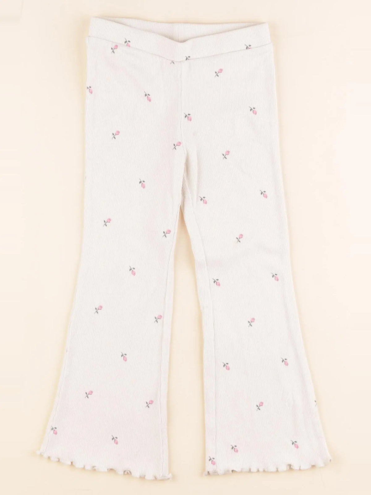 H&M - legging blanc - 2/3 ans
