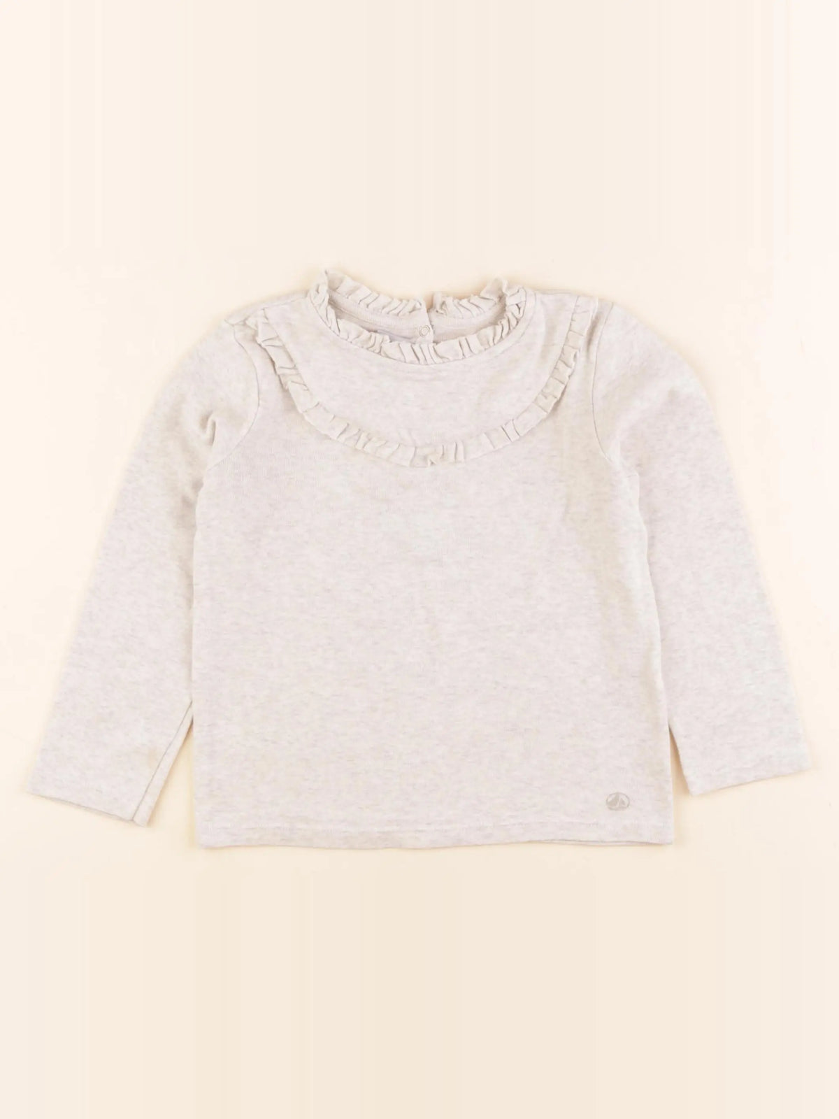 Petit Bateau - tee-shirt beige - 4 ans