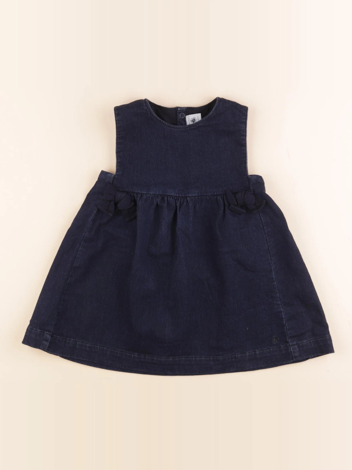 Petit Bateau - robe bleu - 36 mois