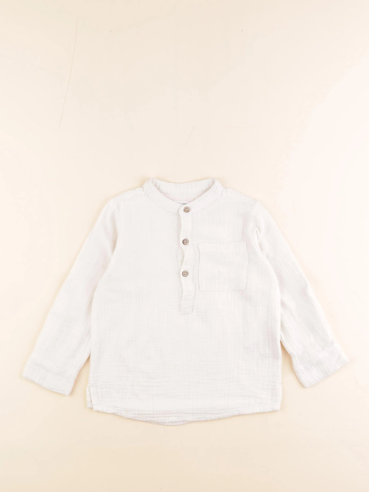 Vertbaudet - chemise blanc - 4 ans