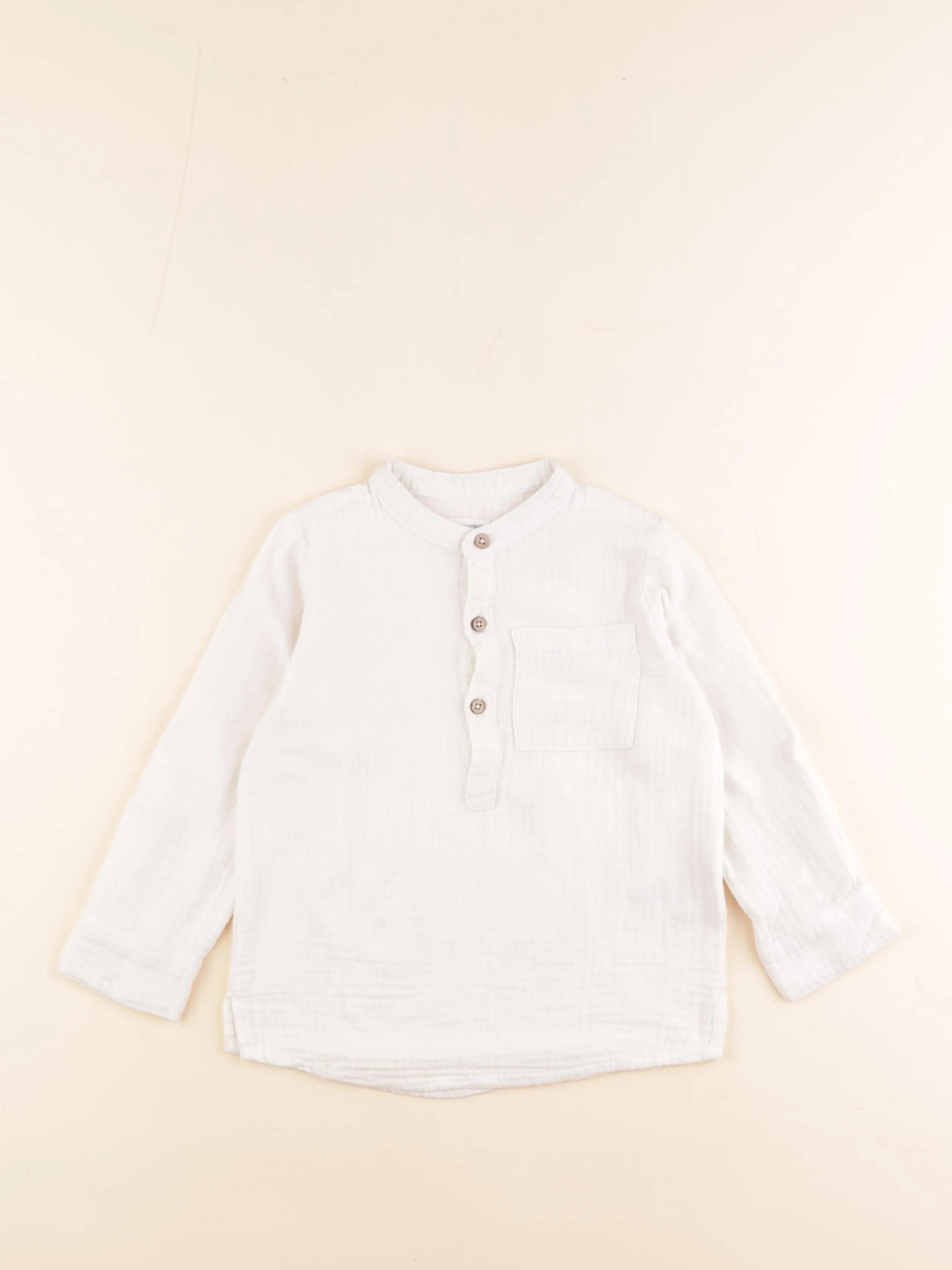 Vertbaudet - chemise blanc - 4 ans