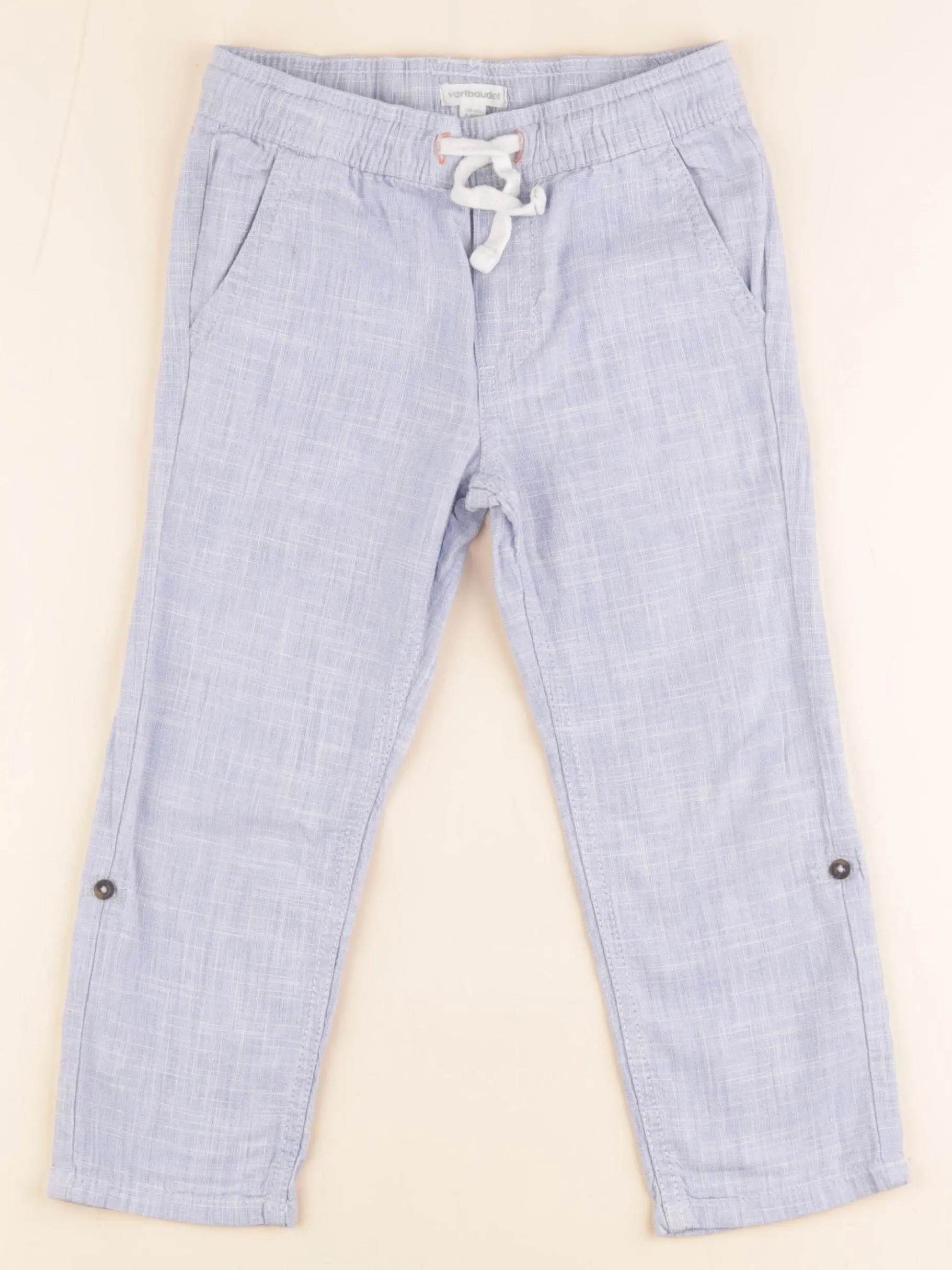 Vertbaudet - pantalon bleu - 4 ans