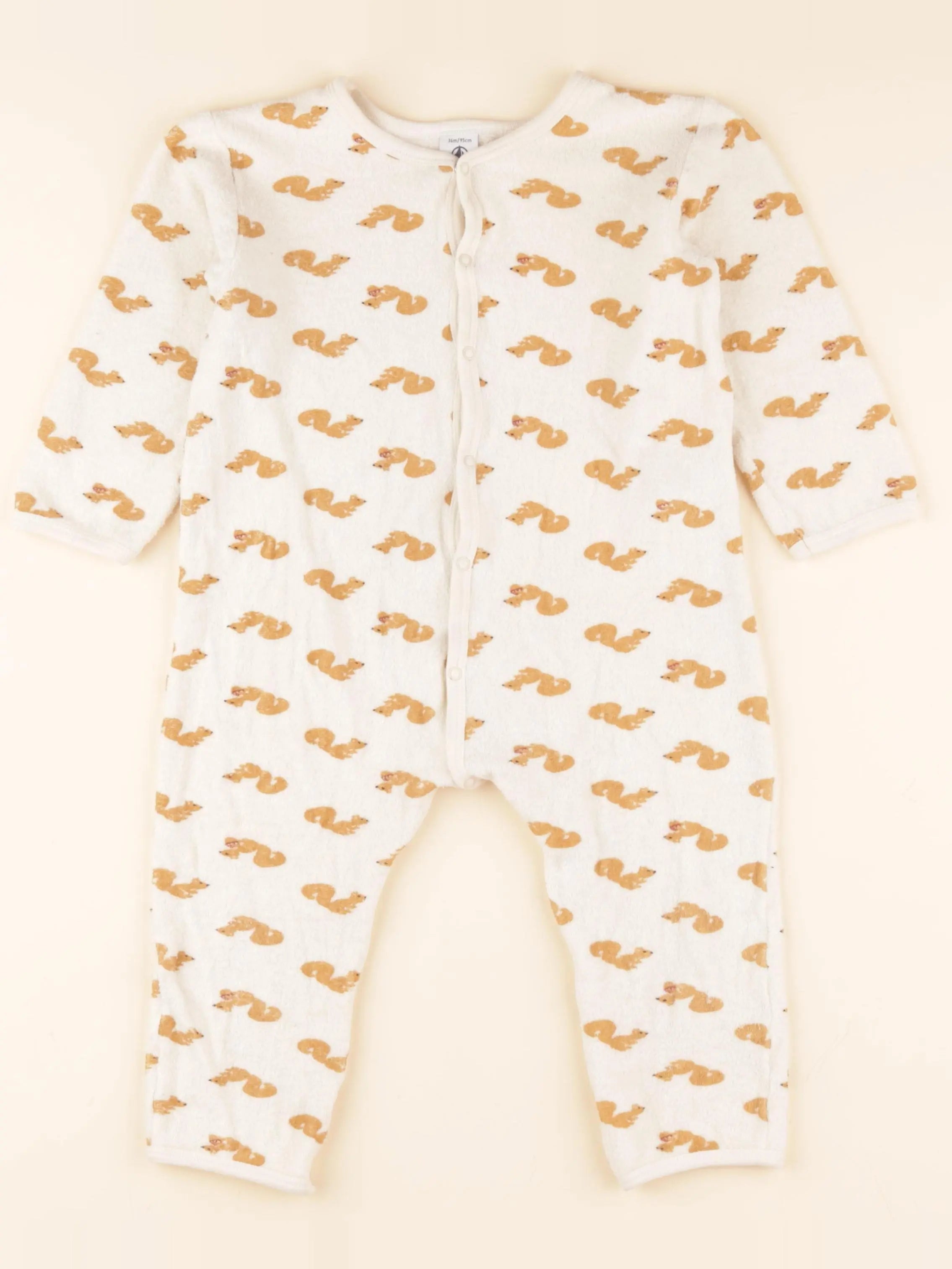 Pyjama coton marron