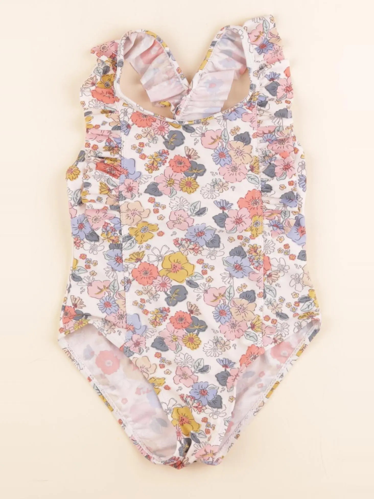 Vertbaudet - maillot de bain multicolore - 5 ans