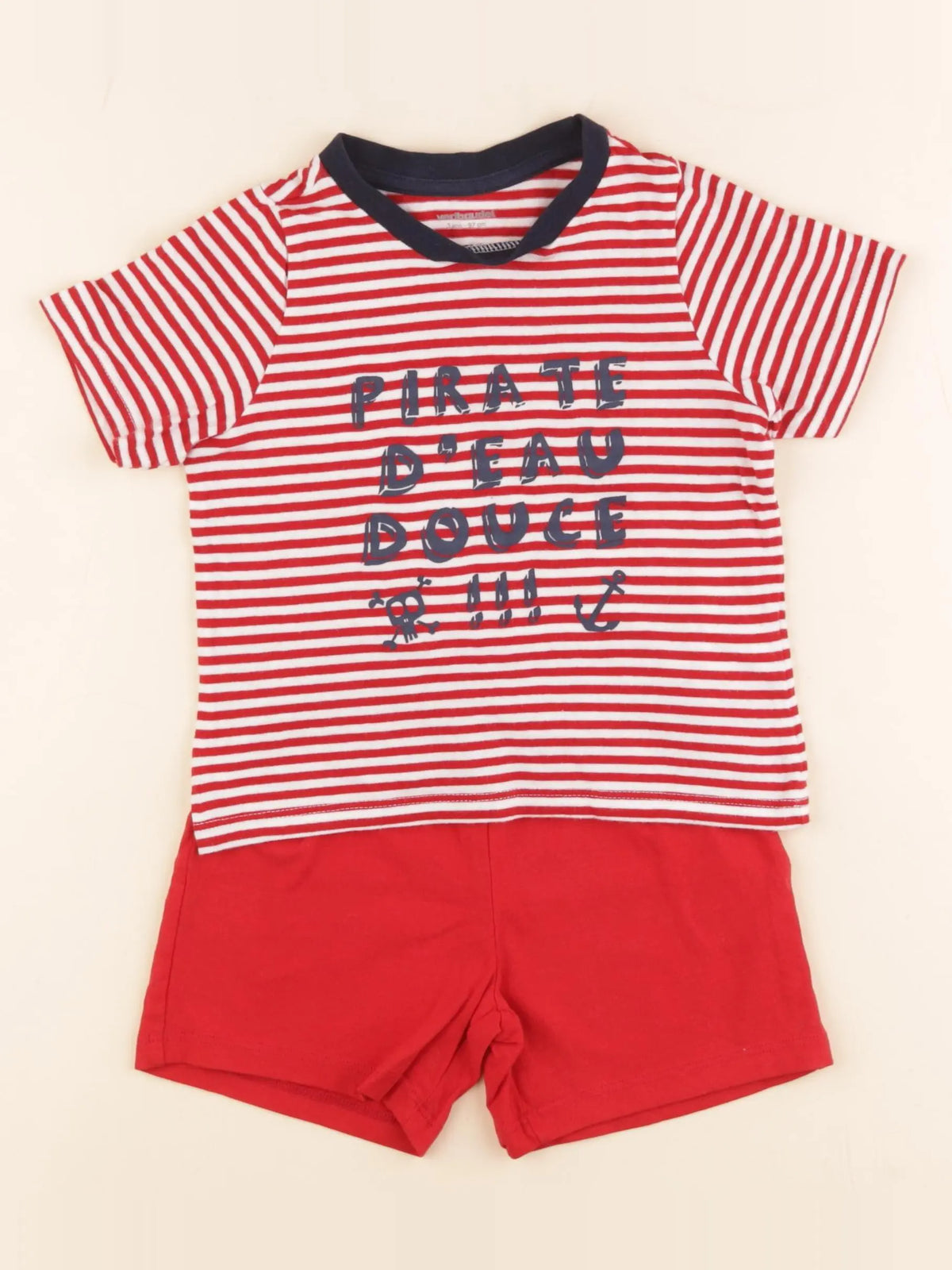 Vertbaudet - pyjama coton multicolore - 3 ans
