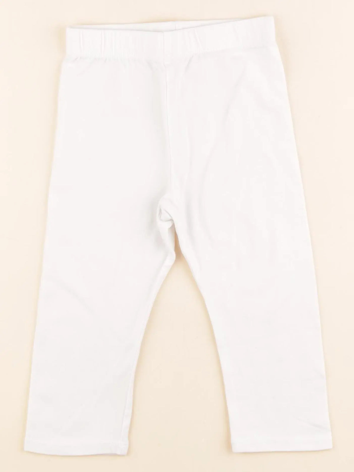 Vertbaudet - legging court blanc - 6 ans